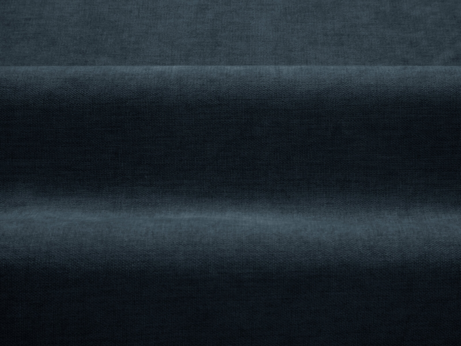 Micadoni Ecksofa Torino 3-Sitzer Rechts Strukturierter Stoff Marineblau
