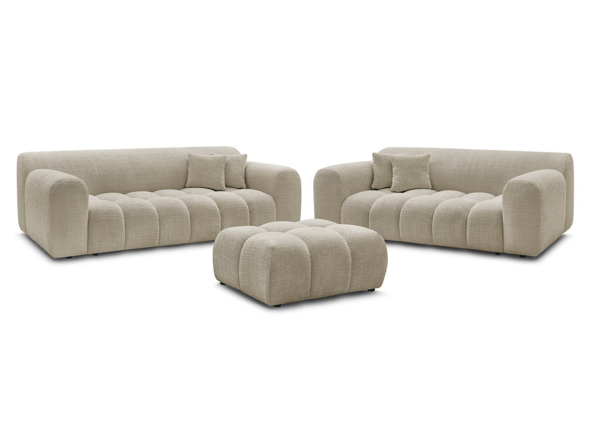 Bobochic Melisse Sofa 5-Sitzer mit Pouf