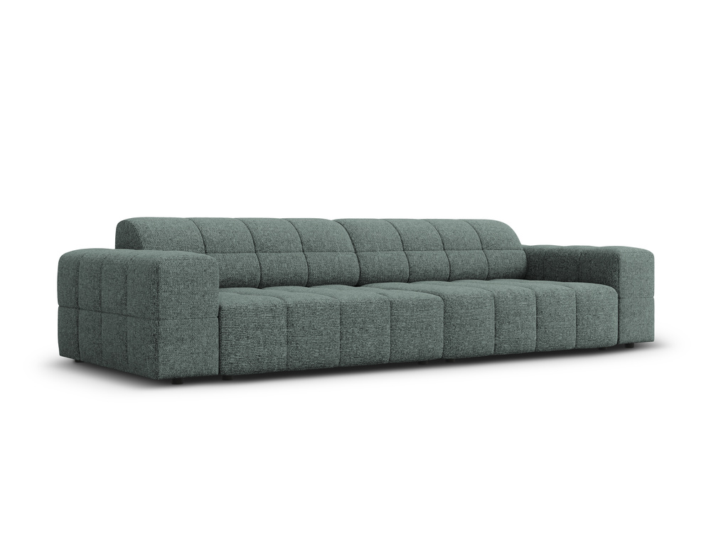 Cosmopolitan Design Sofa Chicago 4-Sitzer Chenille Haga Petrol