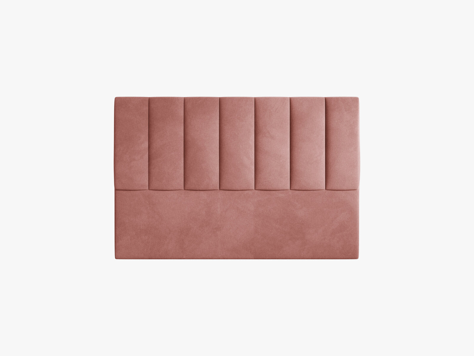 Micadoni Marl Samtiger Kopfteil 140 cm (H 95 cm) Samt Magic Velvet Rosa 140x95