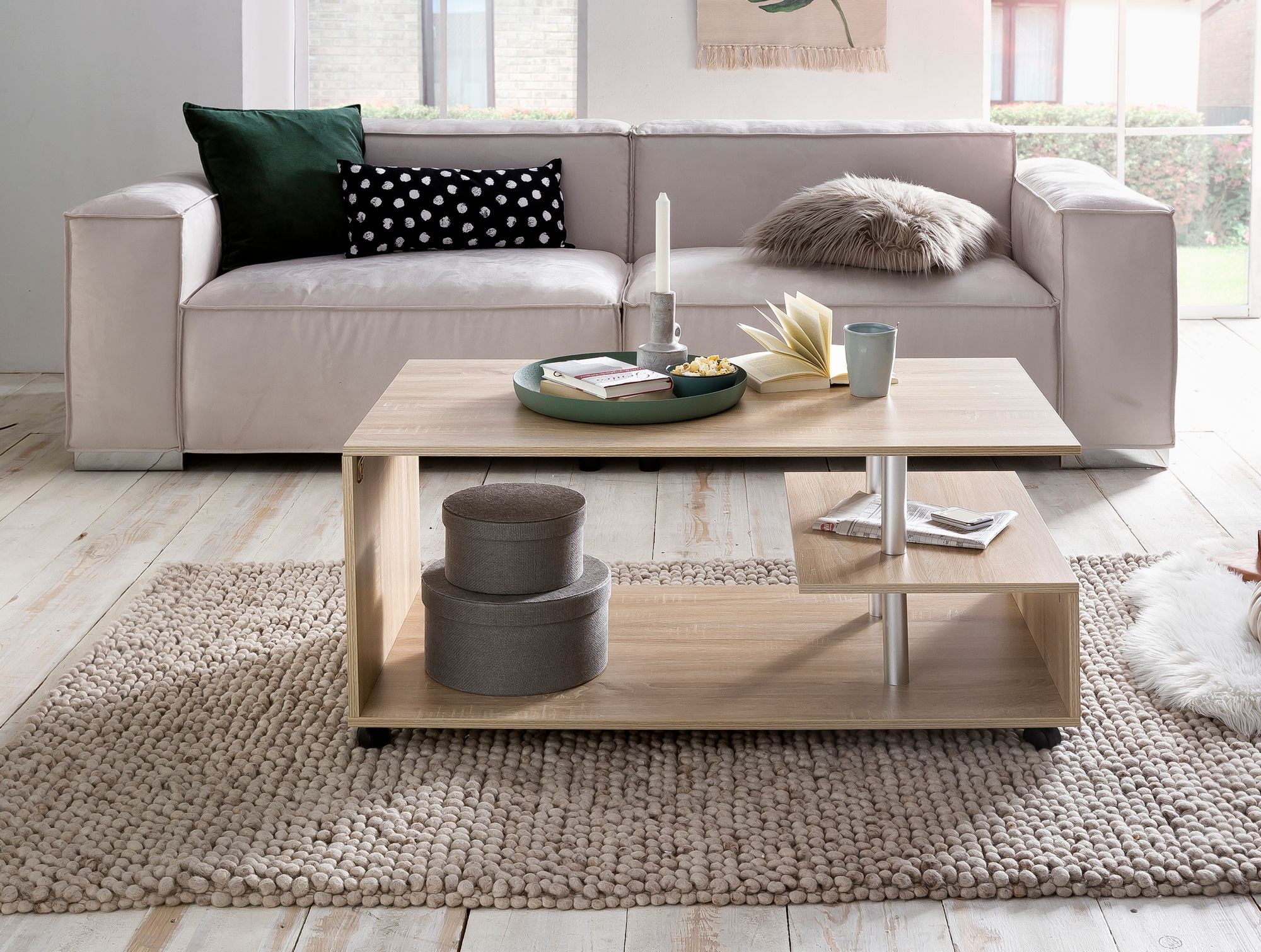 Couchtisch Hjortshoj Sonoma 105 × 60 × 48,5 cm
