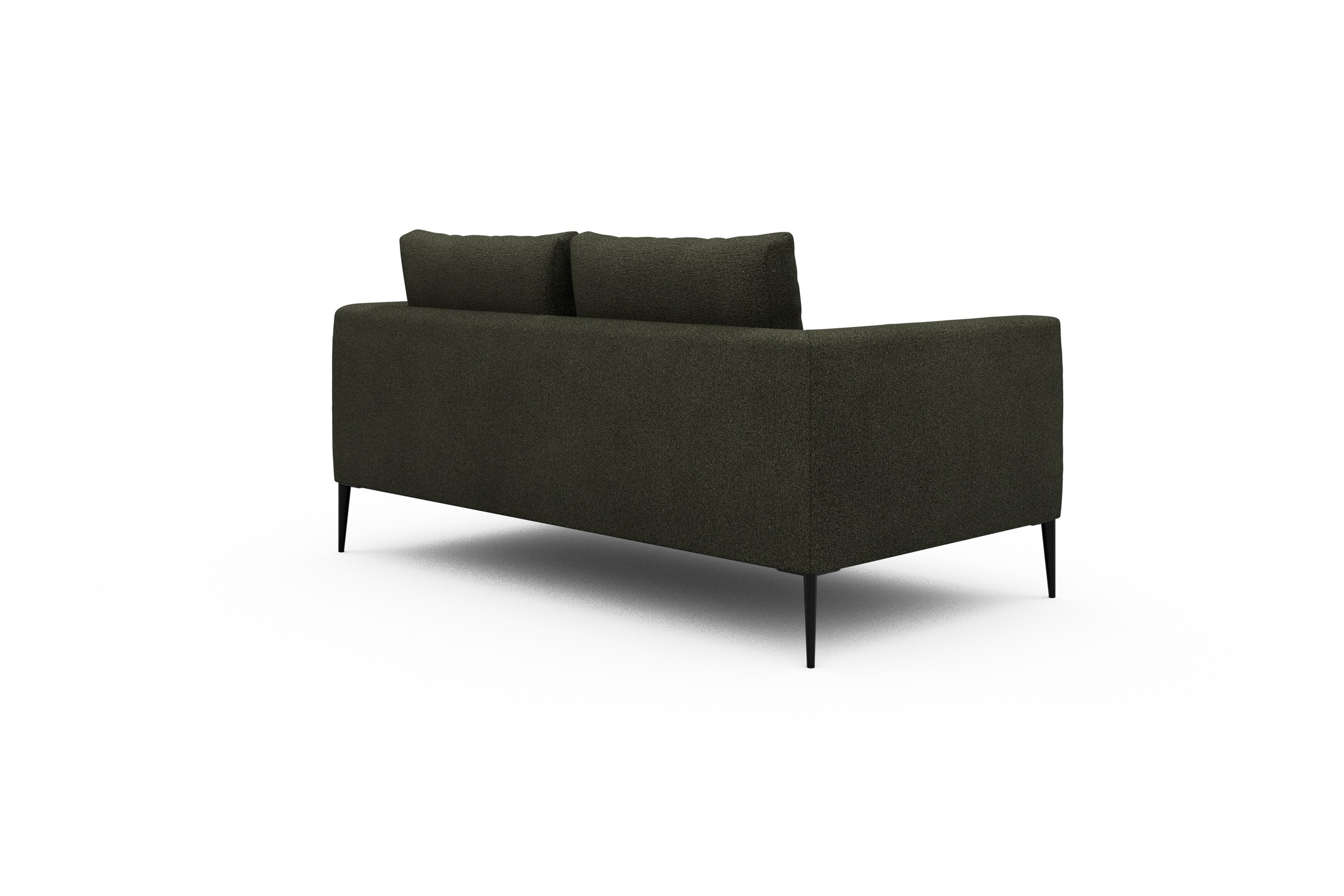 Sofa Paul 2-Sitzer Boucle-Forest-Green