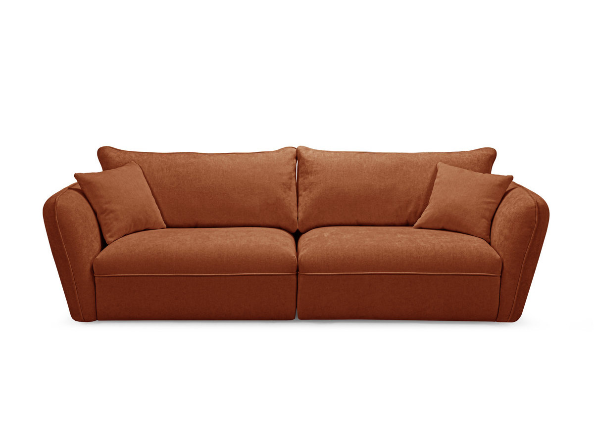 Bobochic Luigi Sofa 3-Sitzer Strukturstoff Orange
