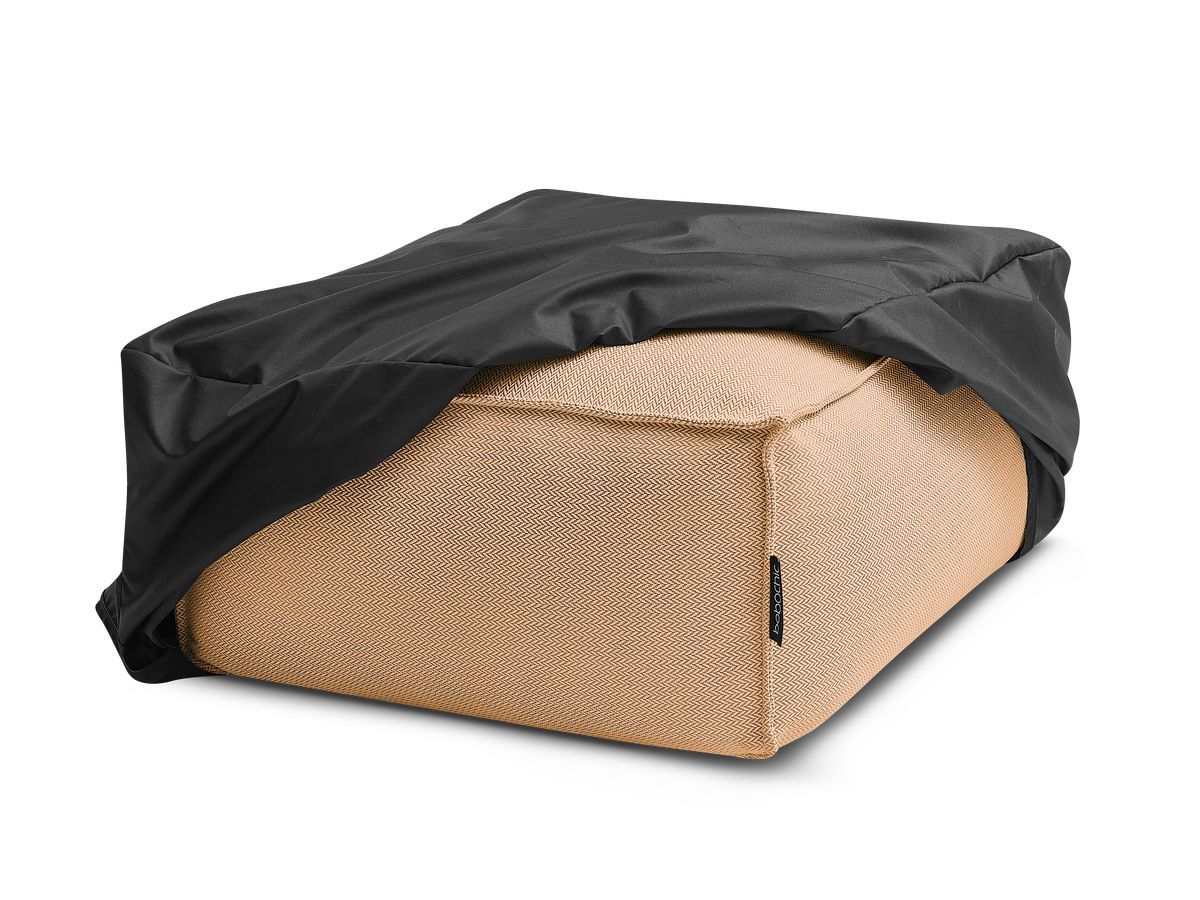 Bobochic Biarritz Pouf Melange-Stoff Orange
