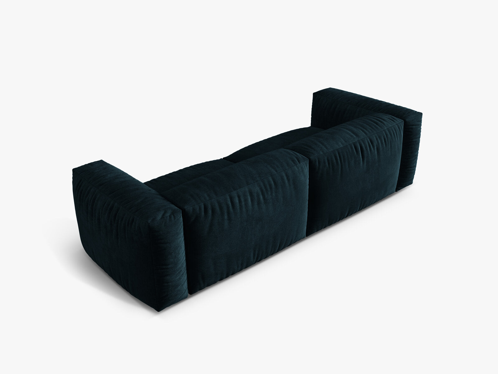 Micadoni Sofa Martina 3-Sitzer Samt Vogue Tiefes Petrol