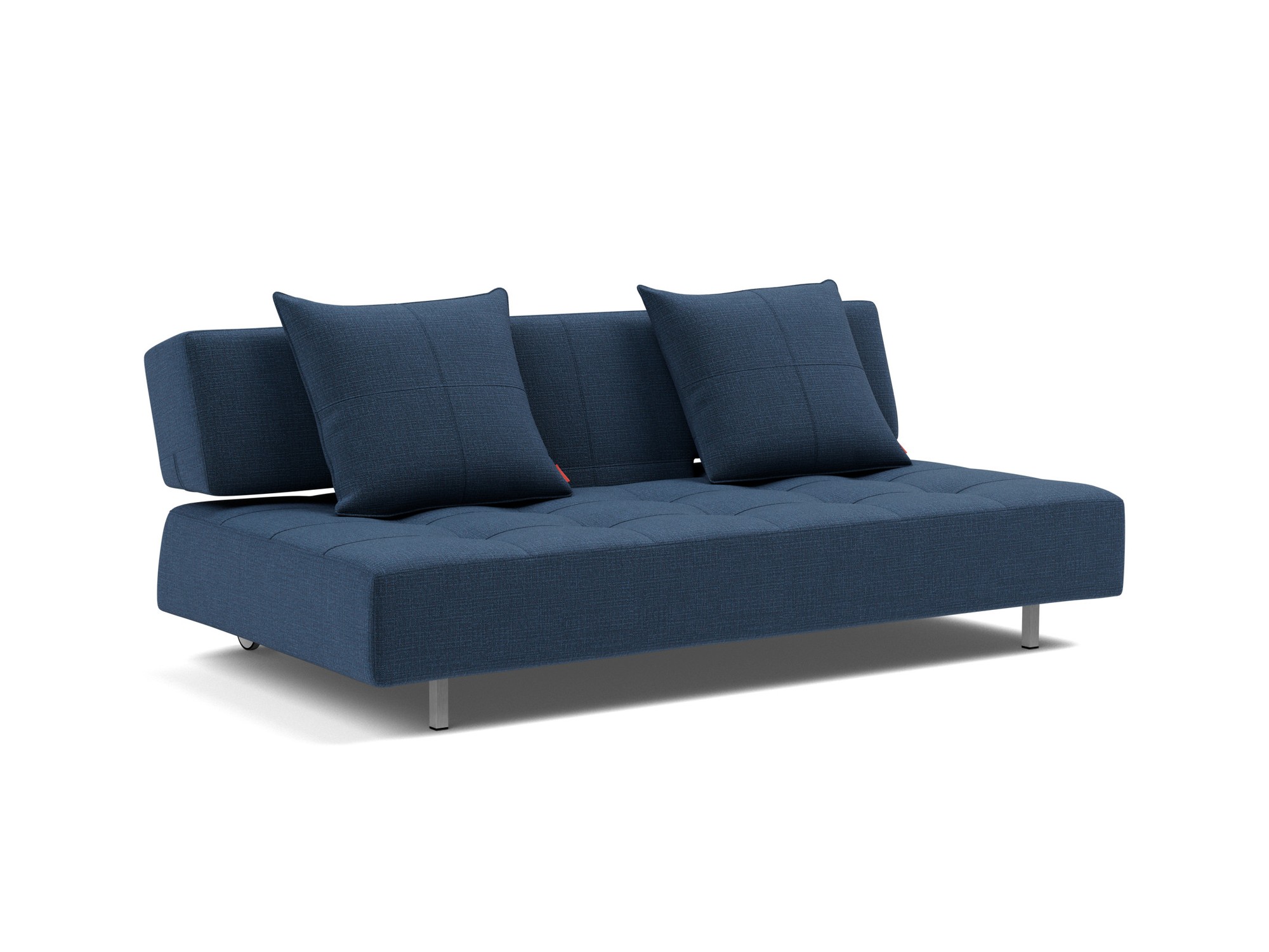 Schlafsofa Long Horn D.E.L. Chenille Esina 414-Indigo-Blue