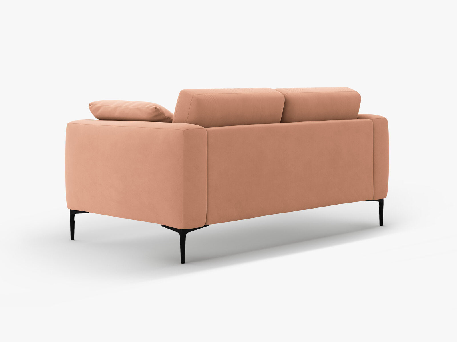 Micadoni Sofa Bemy 2-Sitzer Samt Rosa