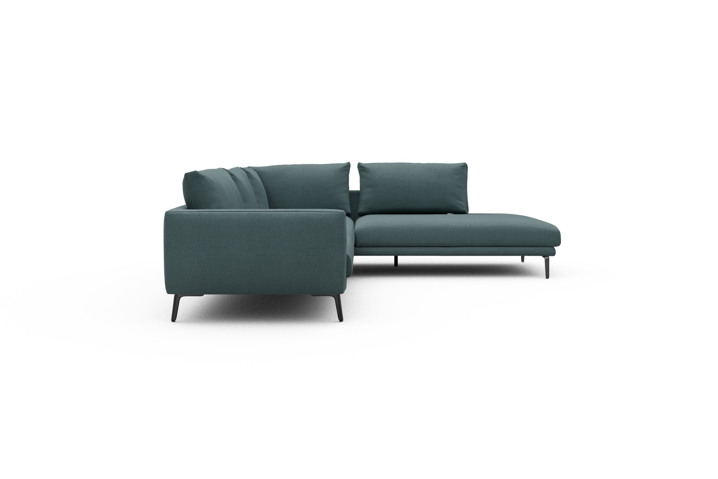 Ecksofa Karl Relax-Ecke rechts mit 2,5-Sitzer Satya-Niagara