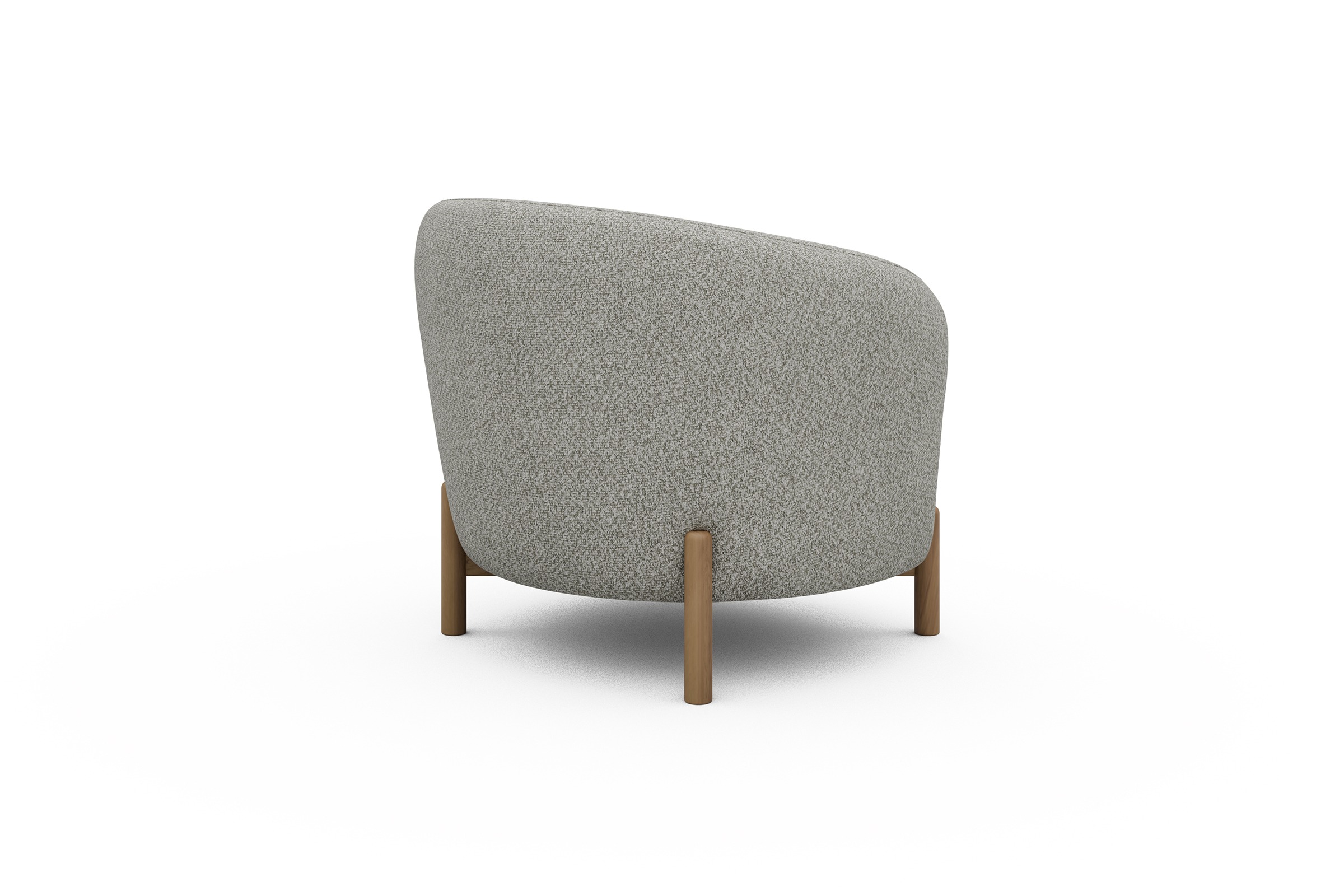 Sessel Ronda Holzbeine Eiche Natur Vanora-Warm-Sand
