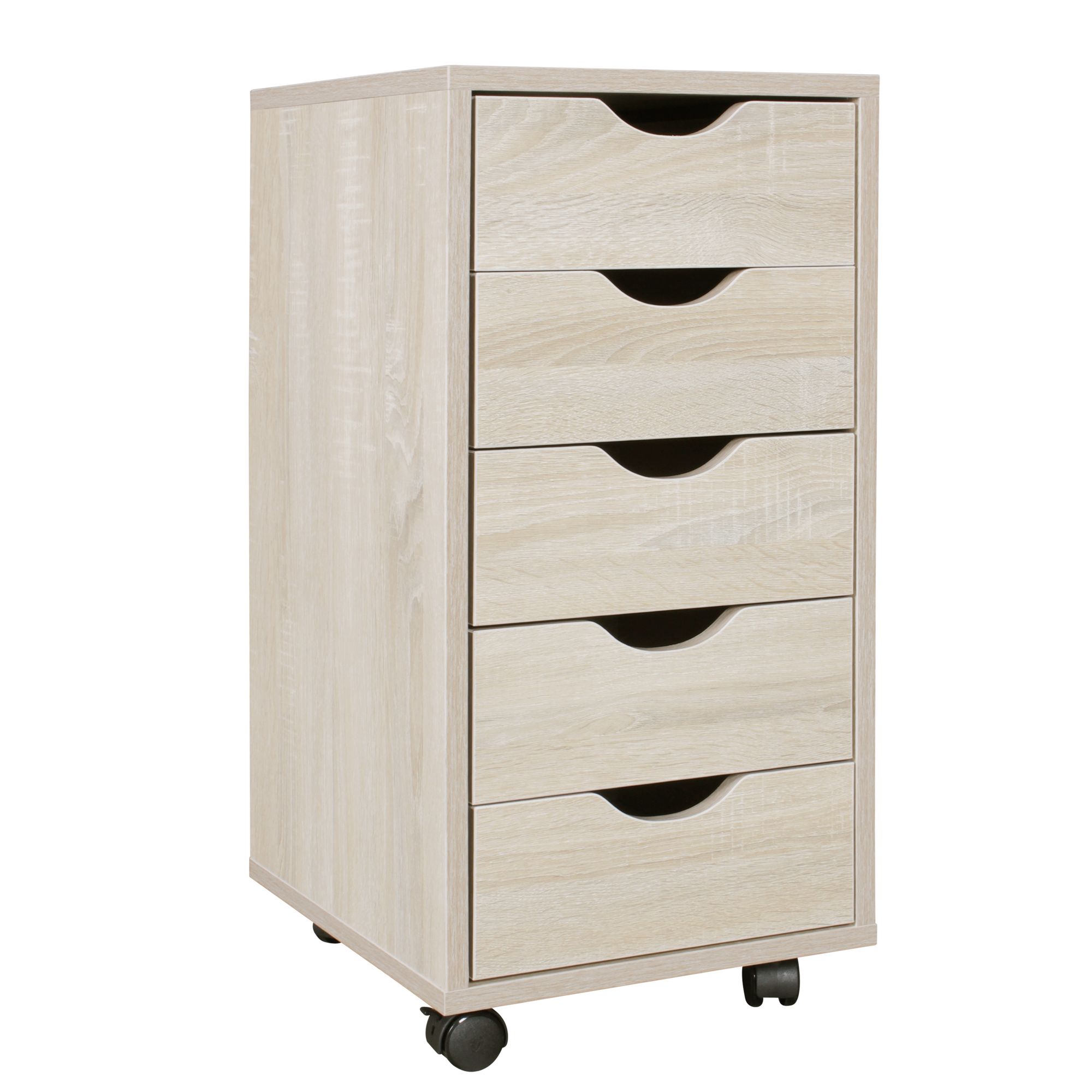 Rollcontainer Dalaro Braun 33 × 38 × 64 cm