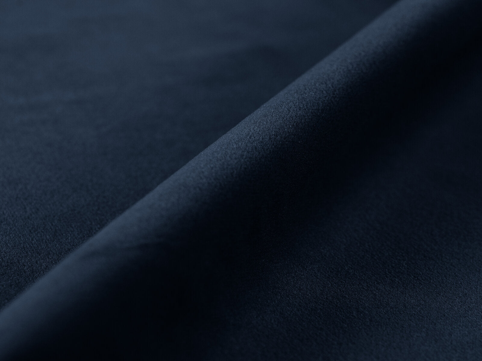 Micadoni Ecksofa Victor 3-Sitzer mit Schlaffunktion Links Samt Dunkelblau