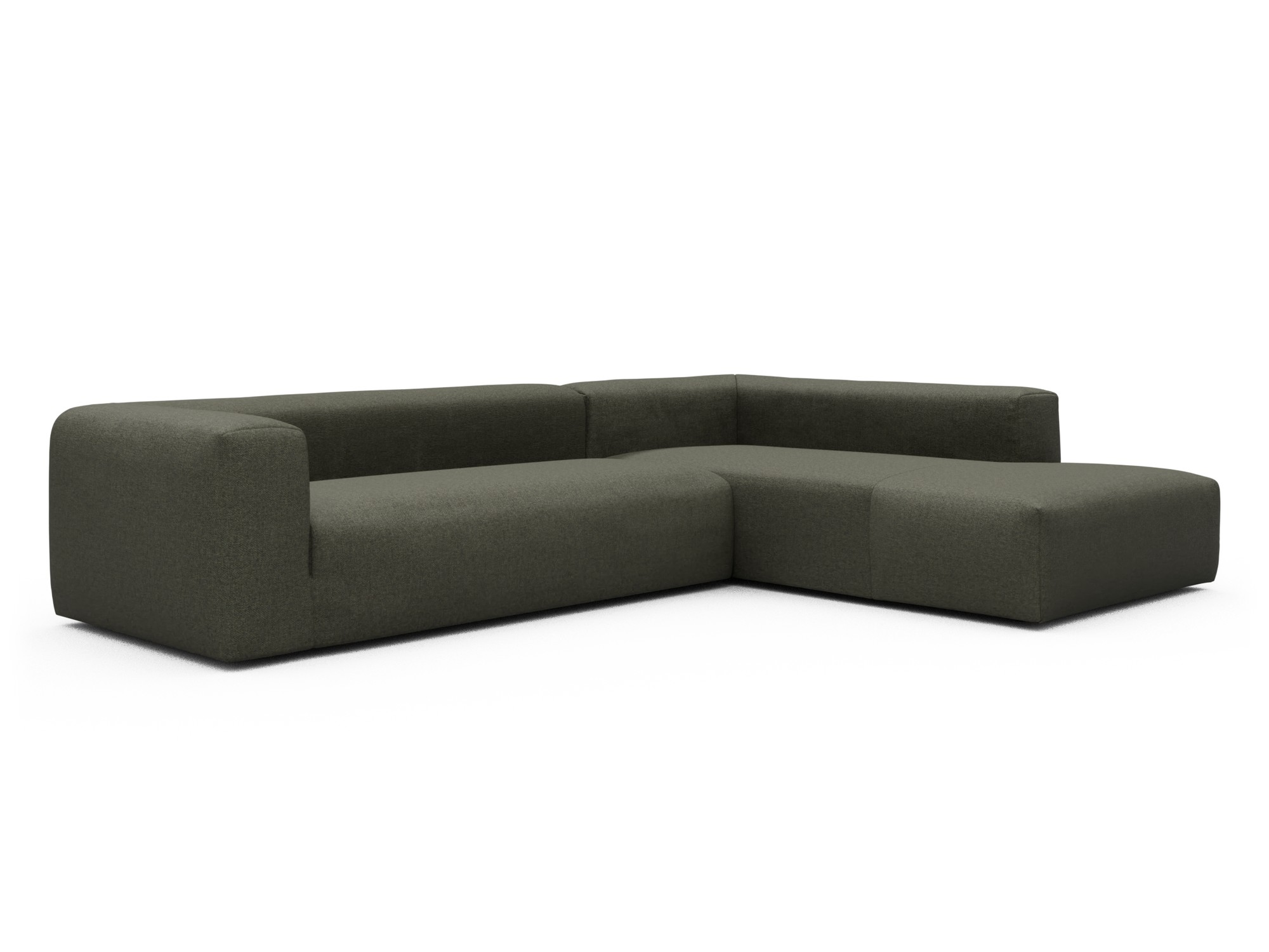 Skandi Home Ecksofa Fred Relax-Ecke rechts mit 2,5-Sitzer Sama-Winter-Moss moebelfaktor