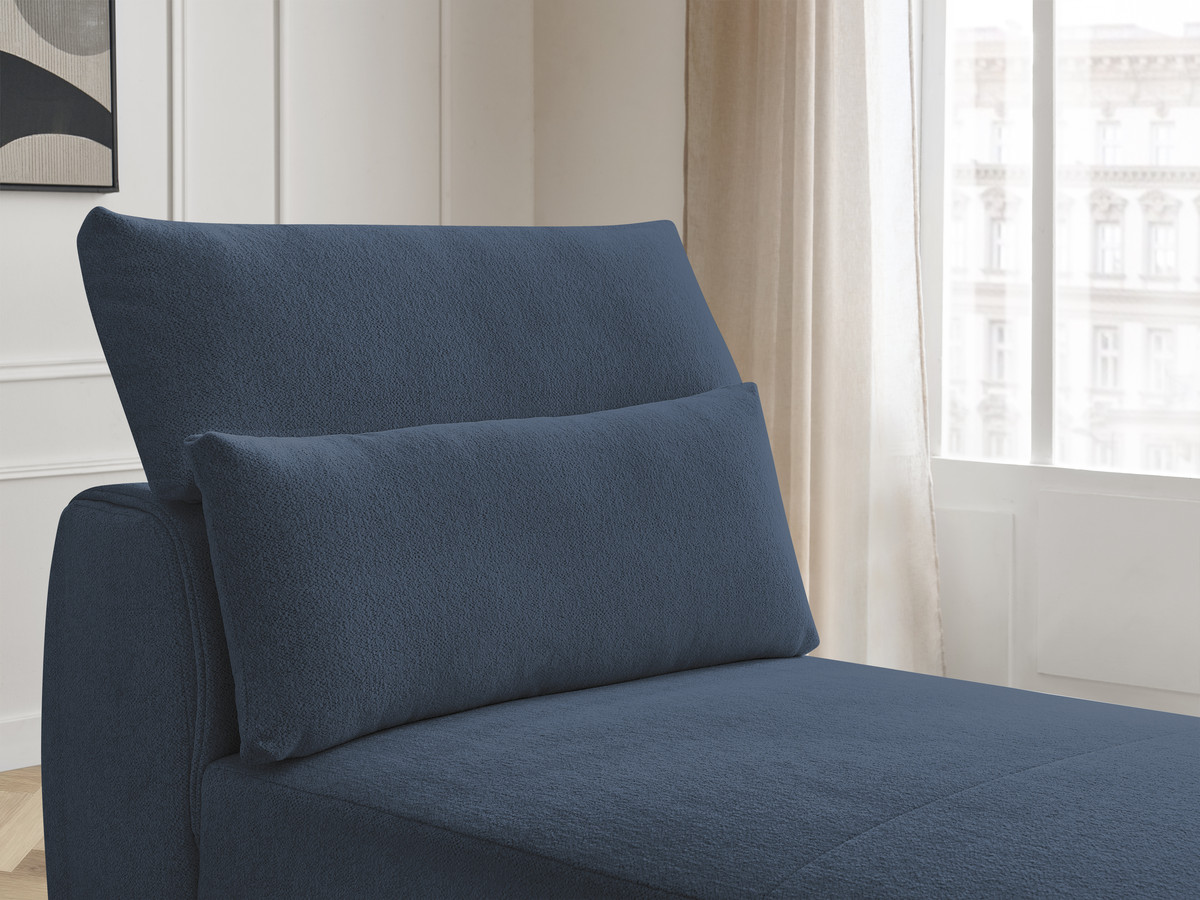 Bobochic Jana Méridienne-Modul Melange-Stoff Blau