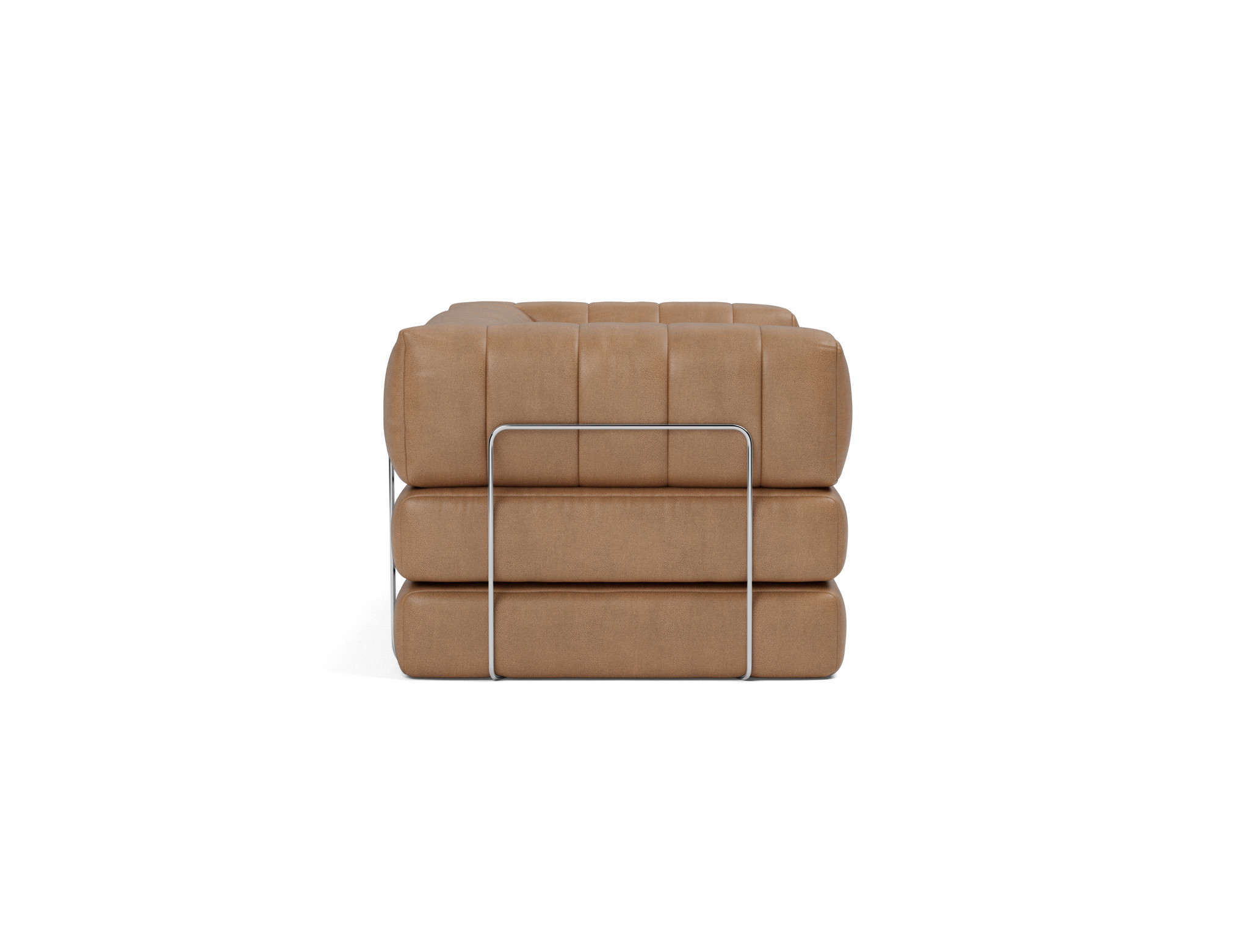 Schlafsofa CozyPad mit Armlehnen Lederoptik Faunal 551-Brown