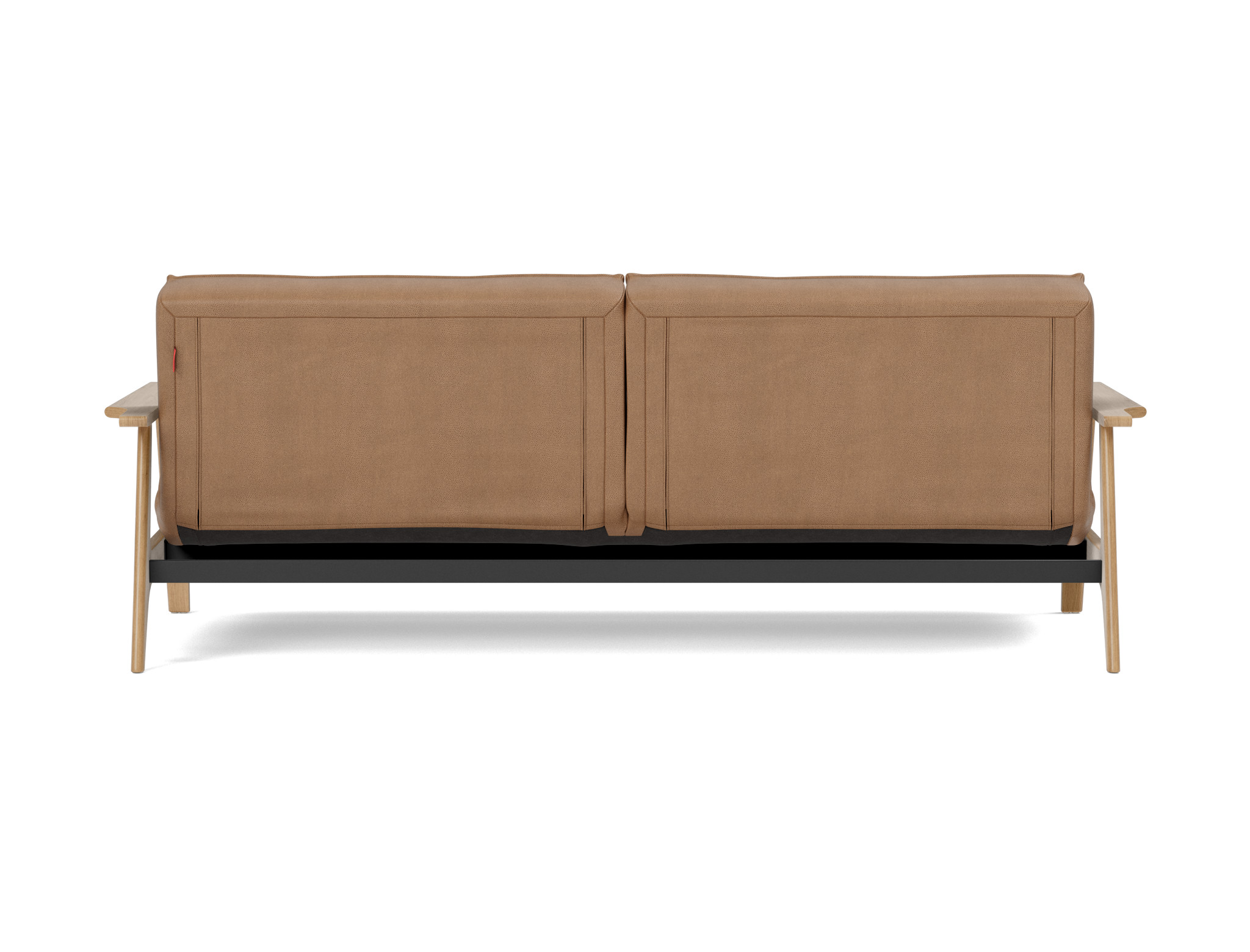 Schlafsofa Splitback Frej Lederoptik Faunal 551-Brown