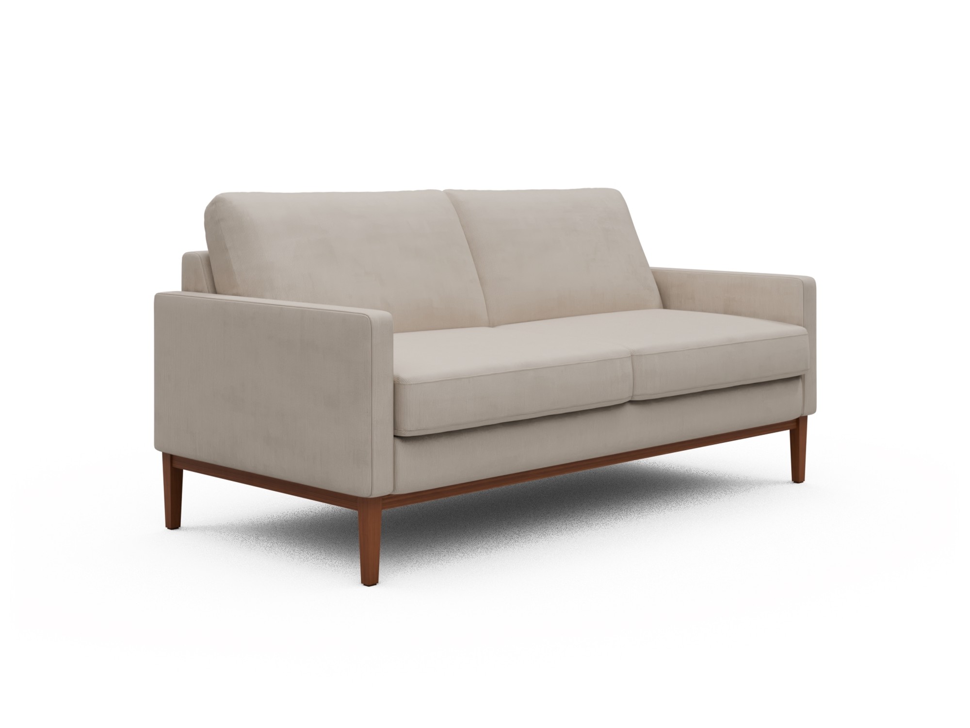 Skandi Home Sofa Bodo 2,5-Sitzer Cordufine-Off-White moebelfaktor