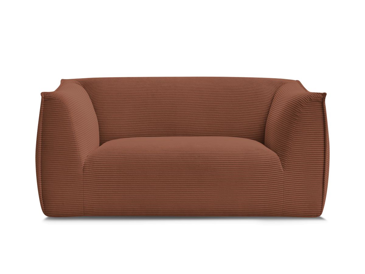 Bobochic Giorgia Sofa 2-Sitzer Cordsamt Orange