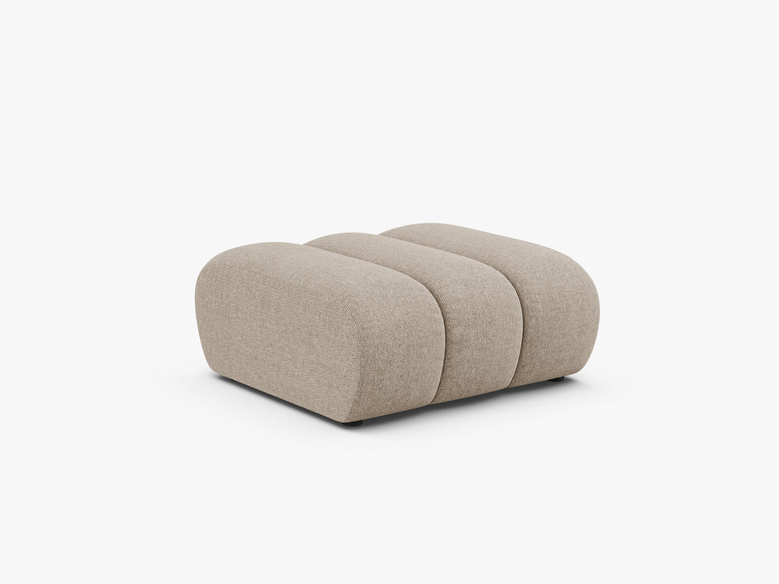 Micadoni Hocker Lupine Chenille Eden Dunkelbeige