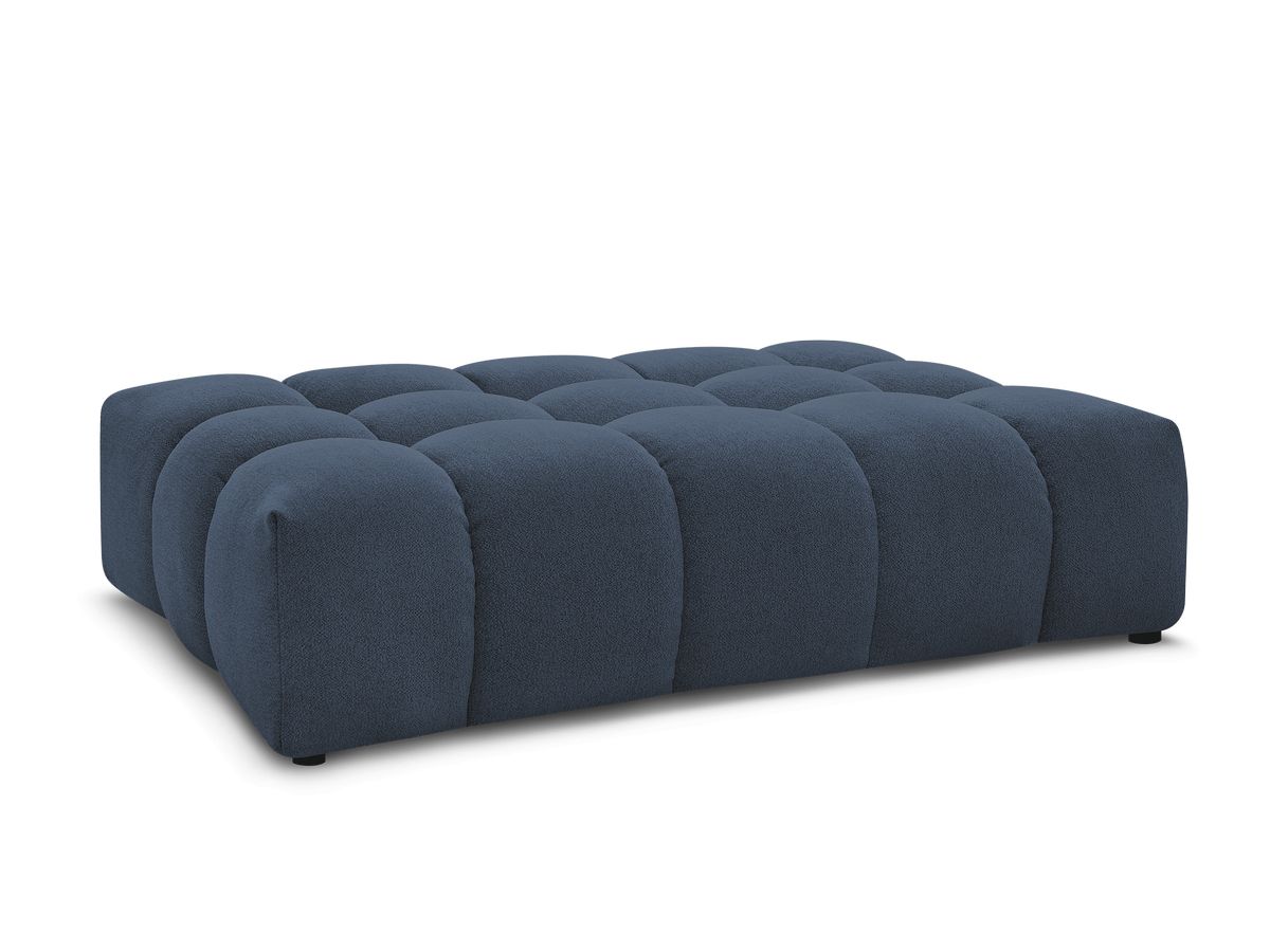 Bobochic Everest Pouf 166 × 100 cm Melange-Stoff Dunkelblau