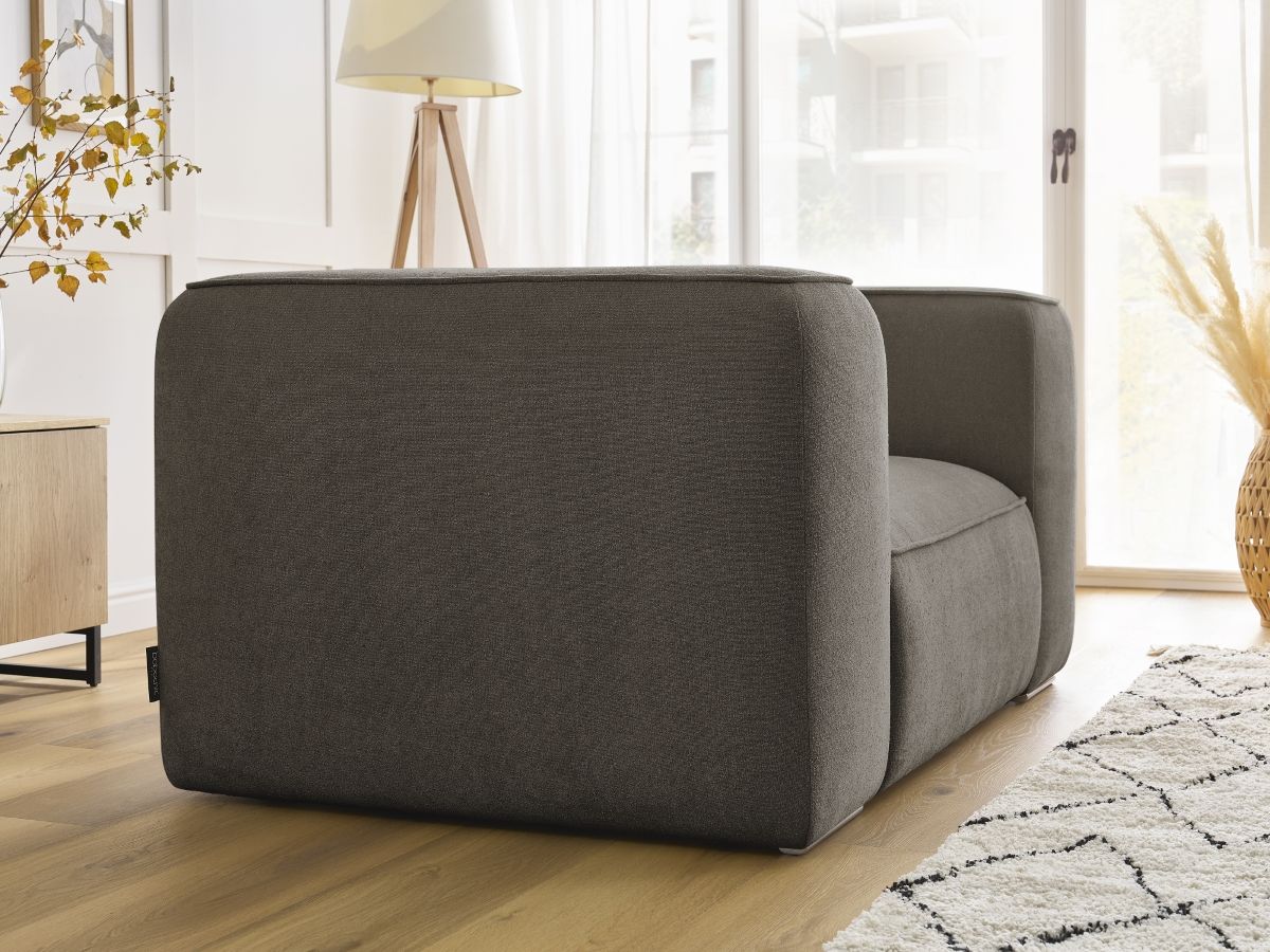 Bobochic Zephyr Sessel Strukturstoff Taupe