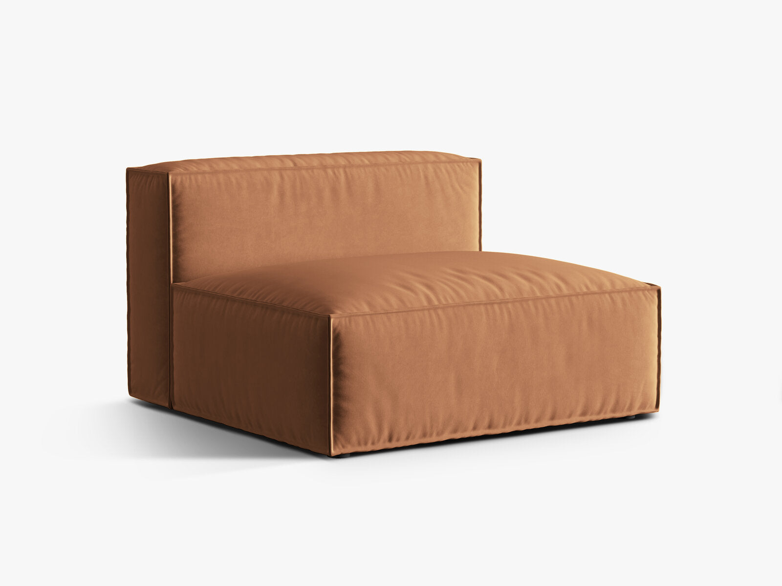 Micadoni Modul Nuria 2-Sitzer Samt Paris Honig