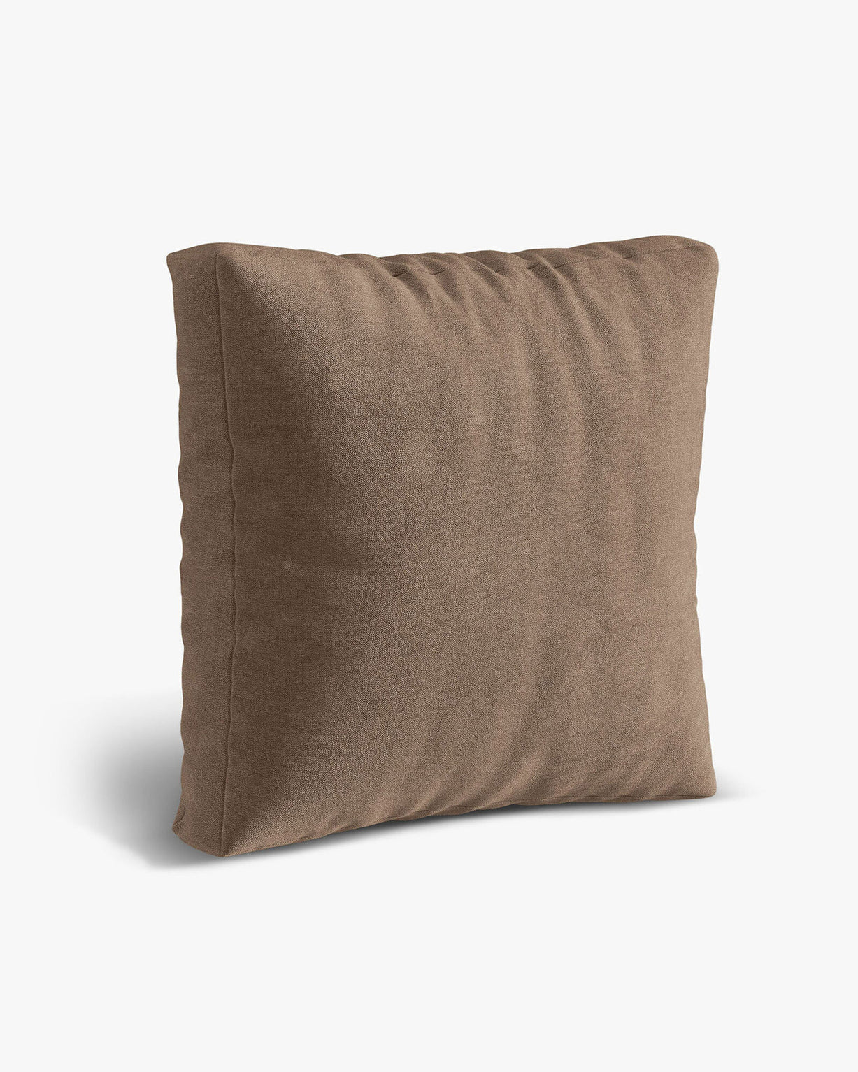 Micadoni Kissen Martina Samt Vogue Dunkelbeige 65x65