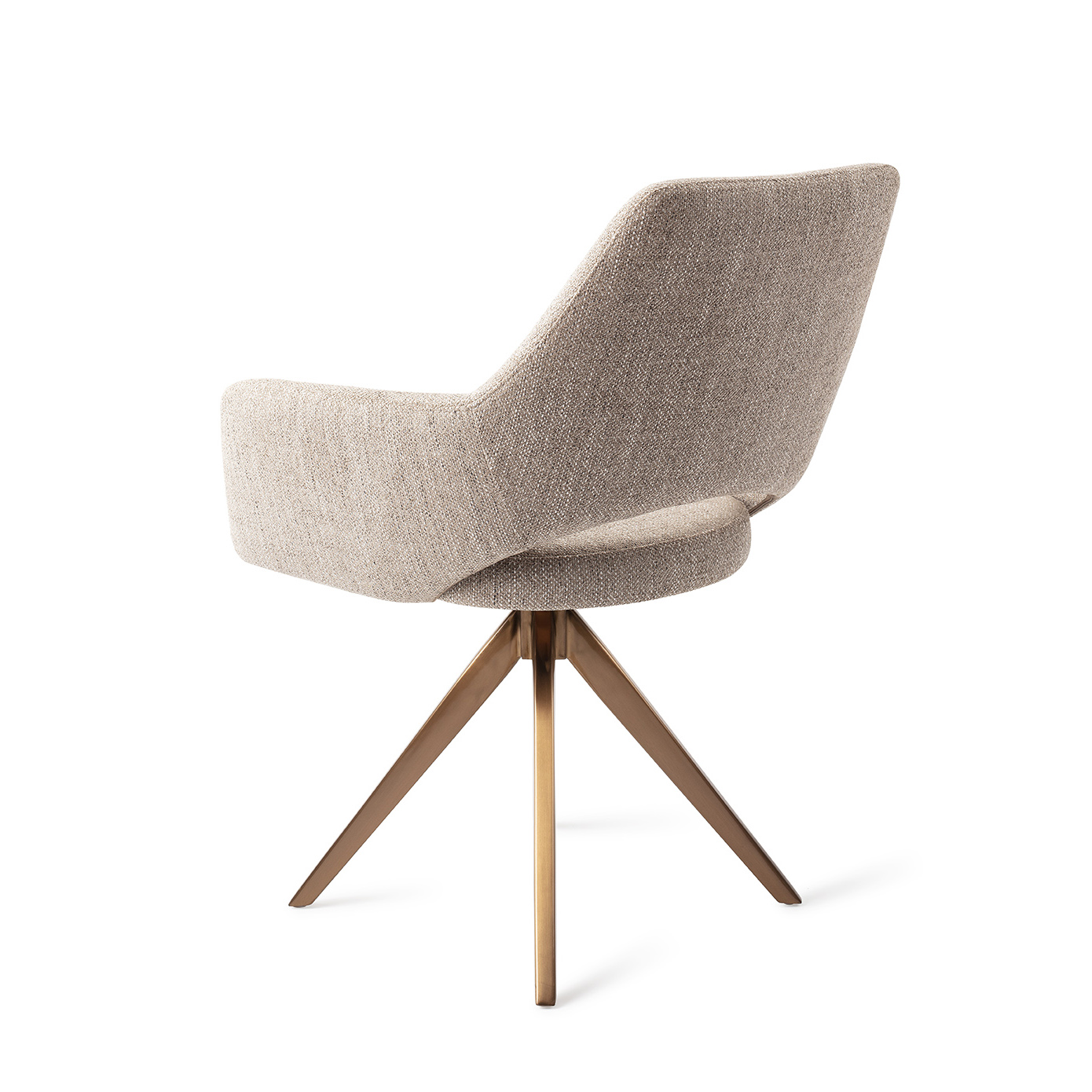 Jesper Home Esszimmerstuhl Yanai Biscuit-Beach Turn Rosa