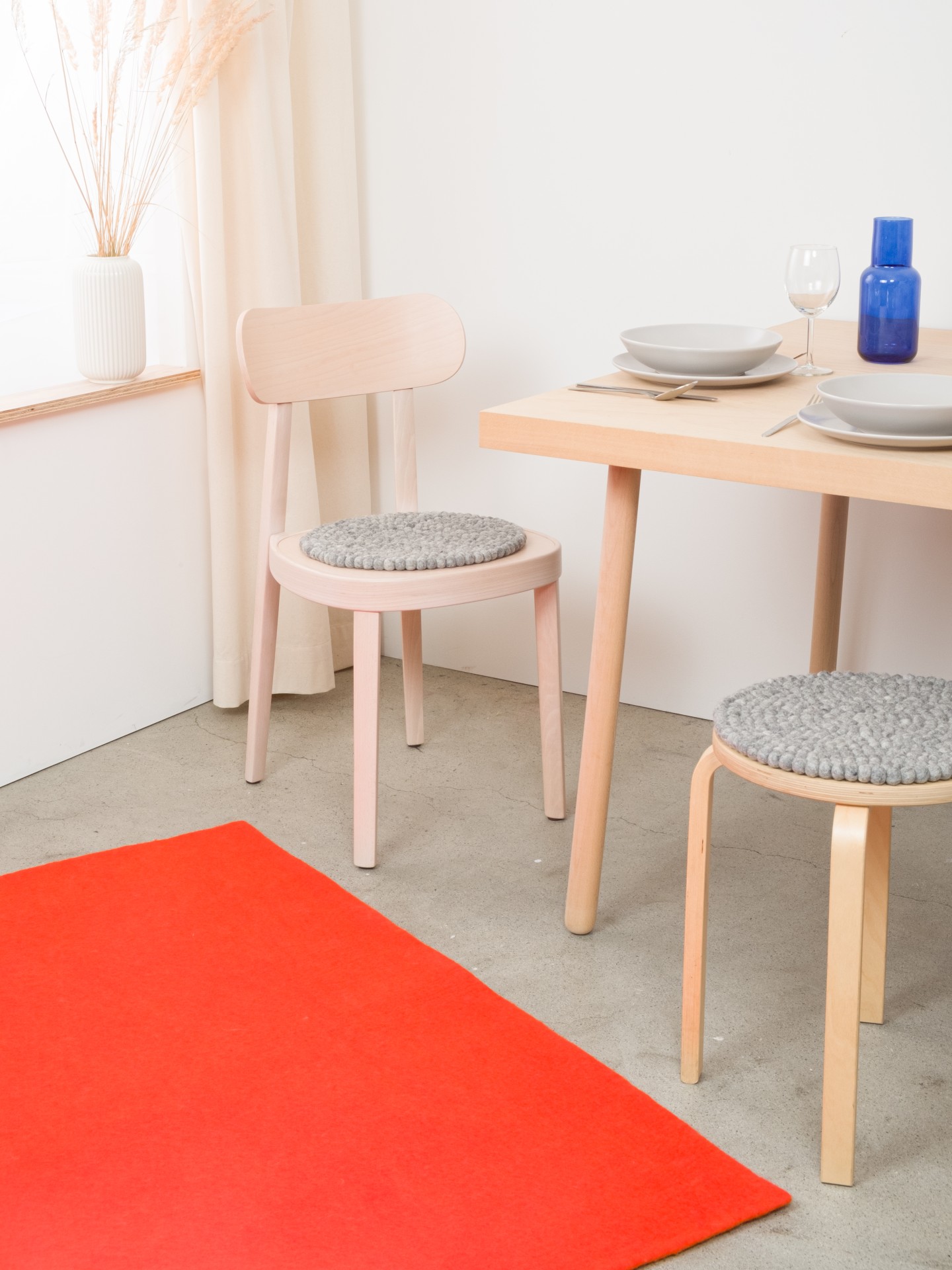 myfelt Carl - Filzkugel Sitzauflage rund