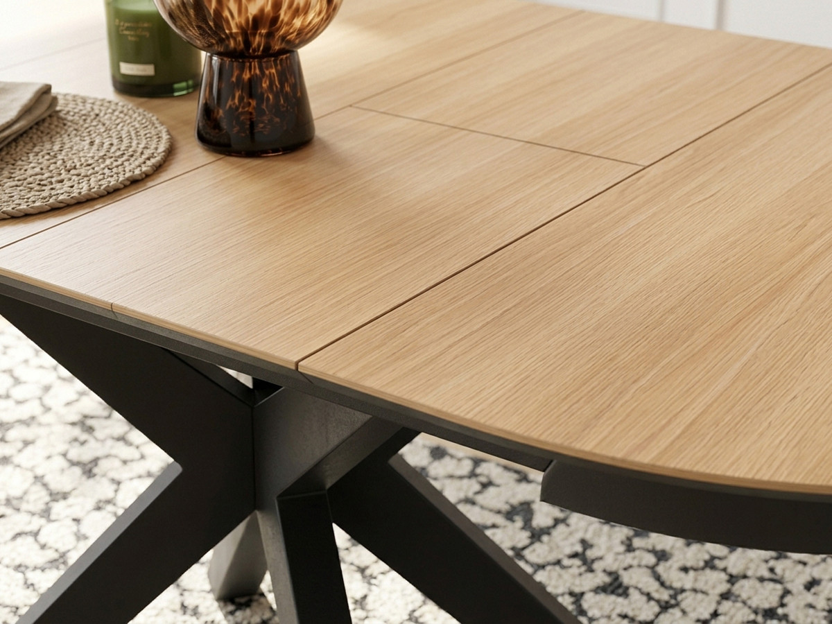 Bobochic Judith Esstisch ausziehbar Eiche furniert