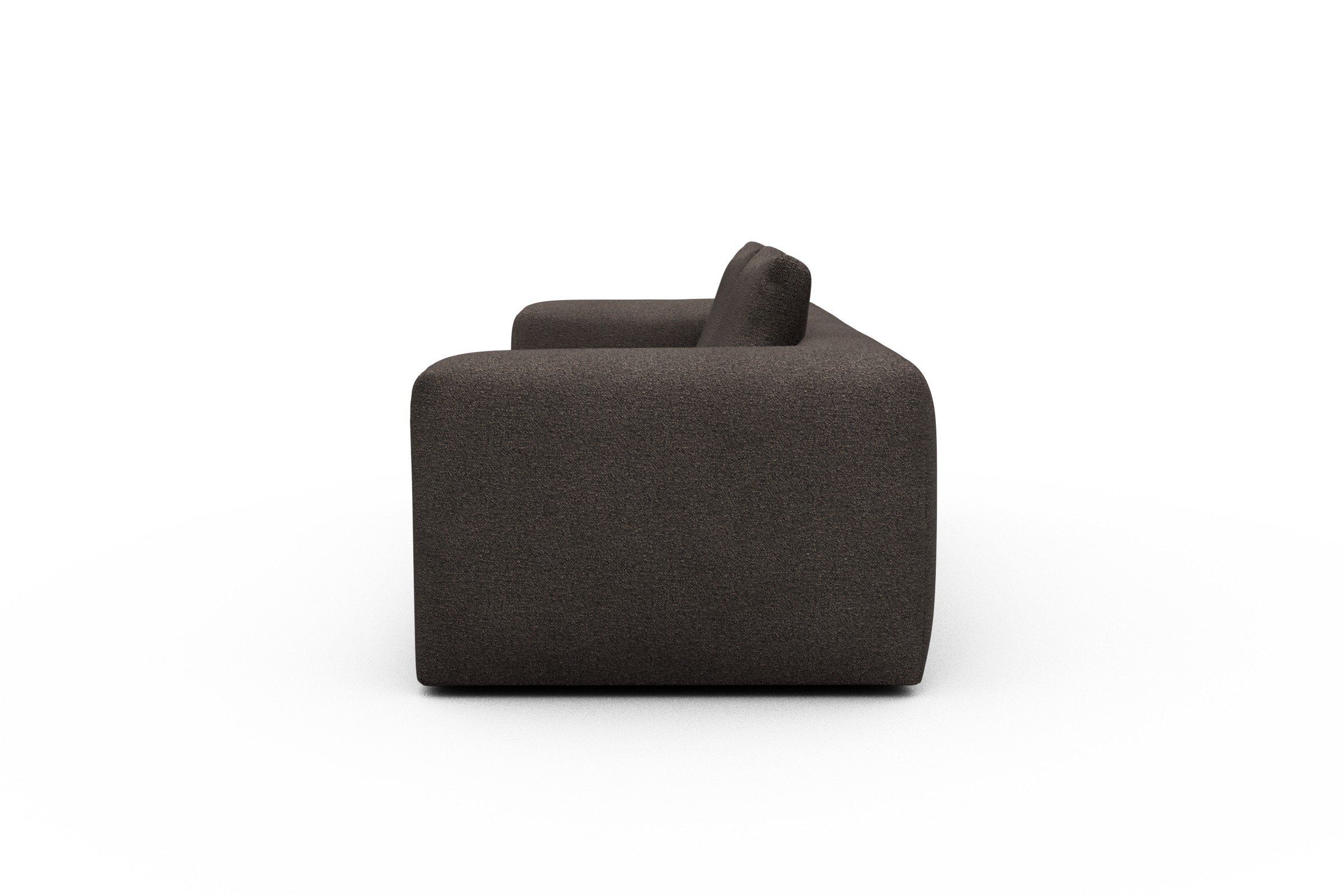 Sofa Fred 3-Sitzer Boucle-Taupe