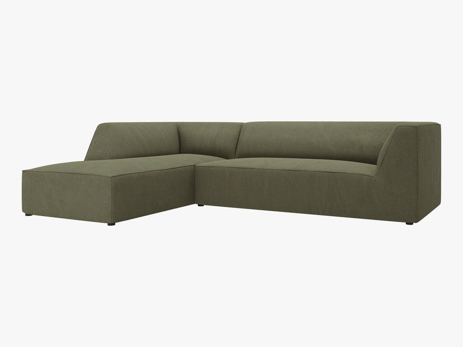 Micadoni 4-Sitzer Modular Sofa Ruby Links Kord Scala Grün