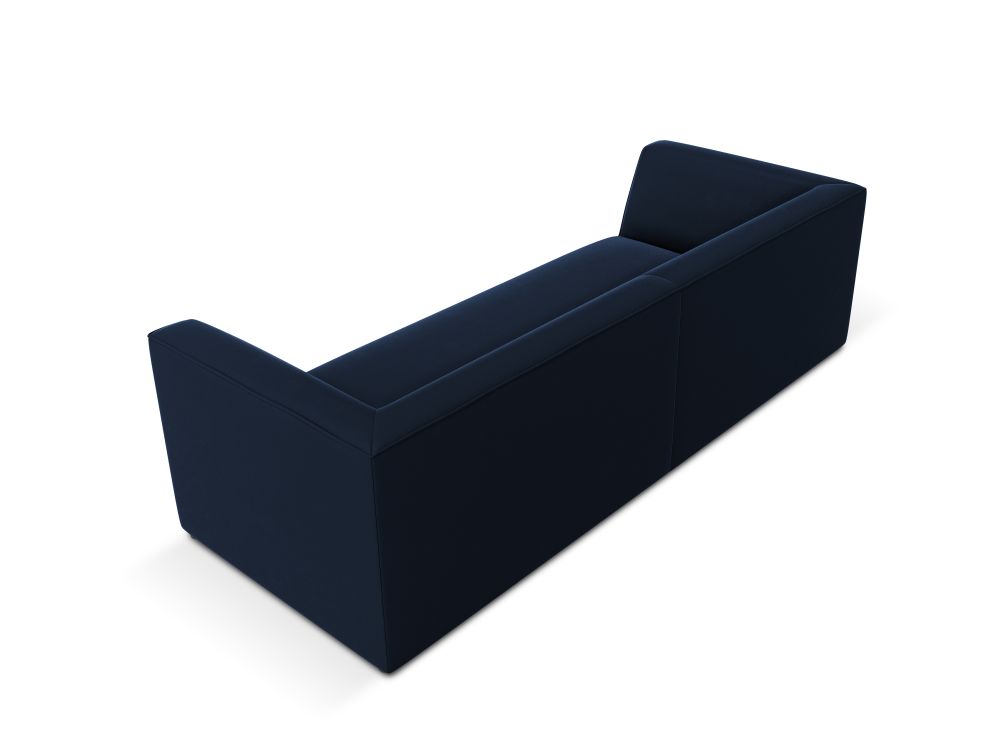 Cosmopolitan Design Sofa Siena 3-Sitzer Samt Salvador Königsblau