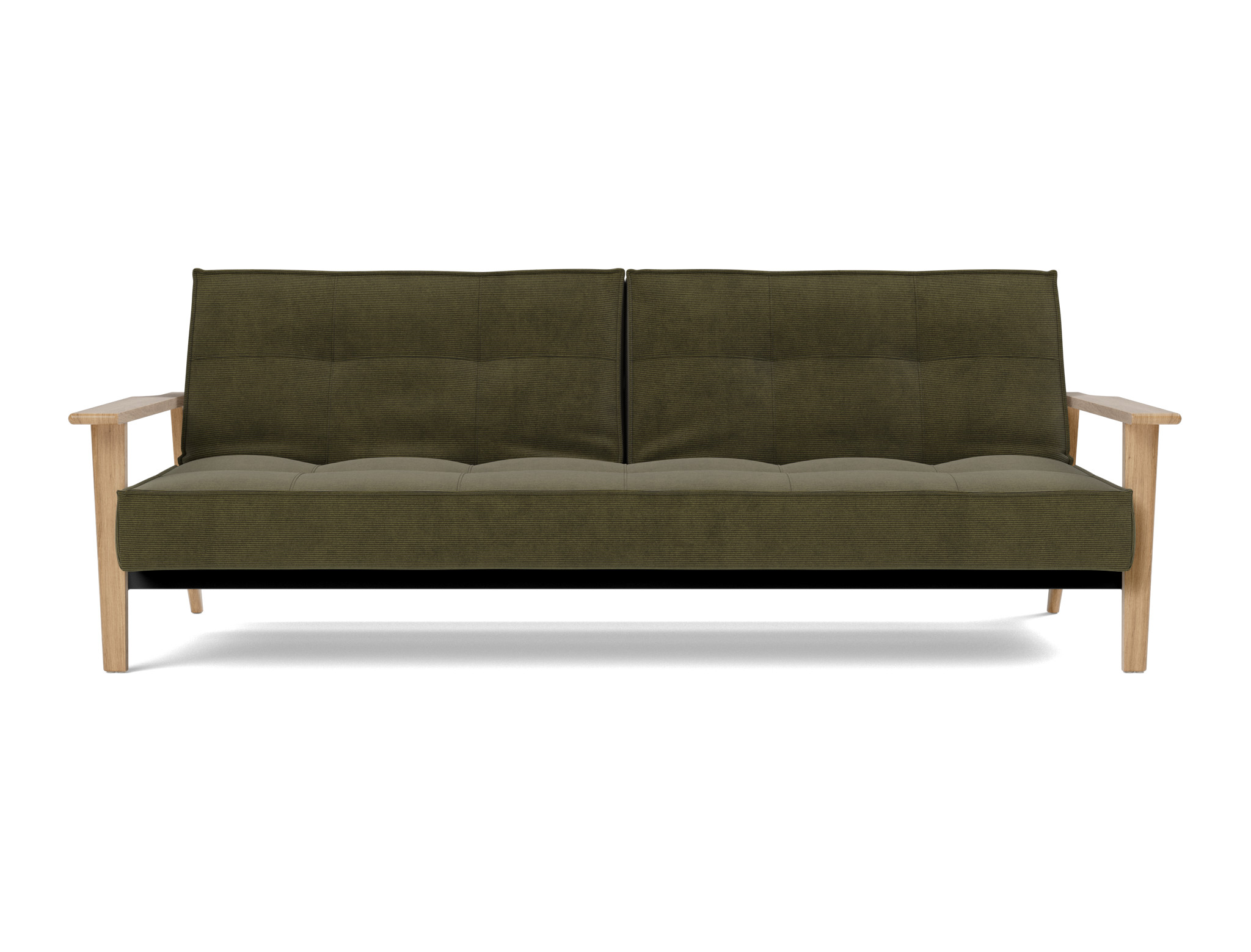 Schlafsofa Splitback Frej Kord Cordufine 316-Pine-Green