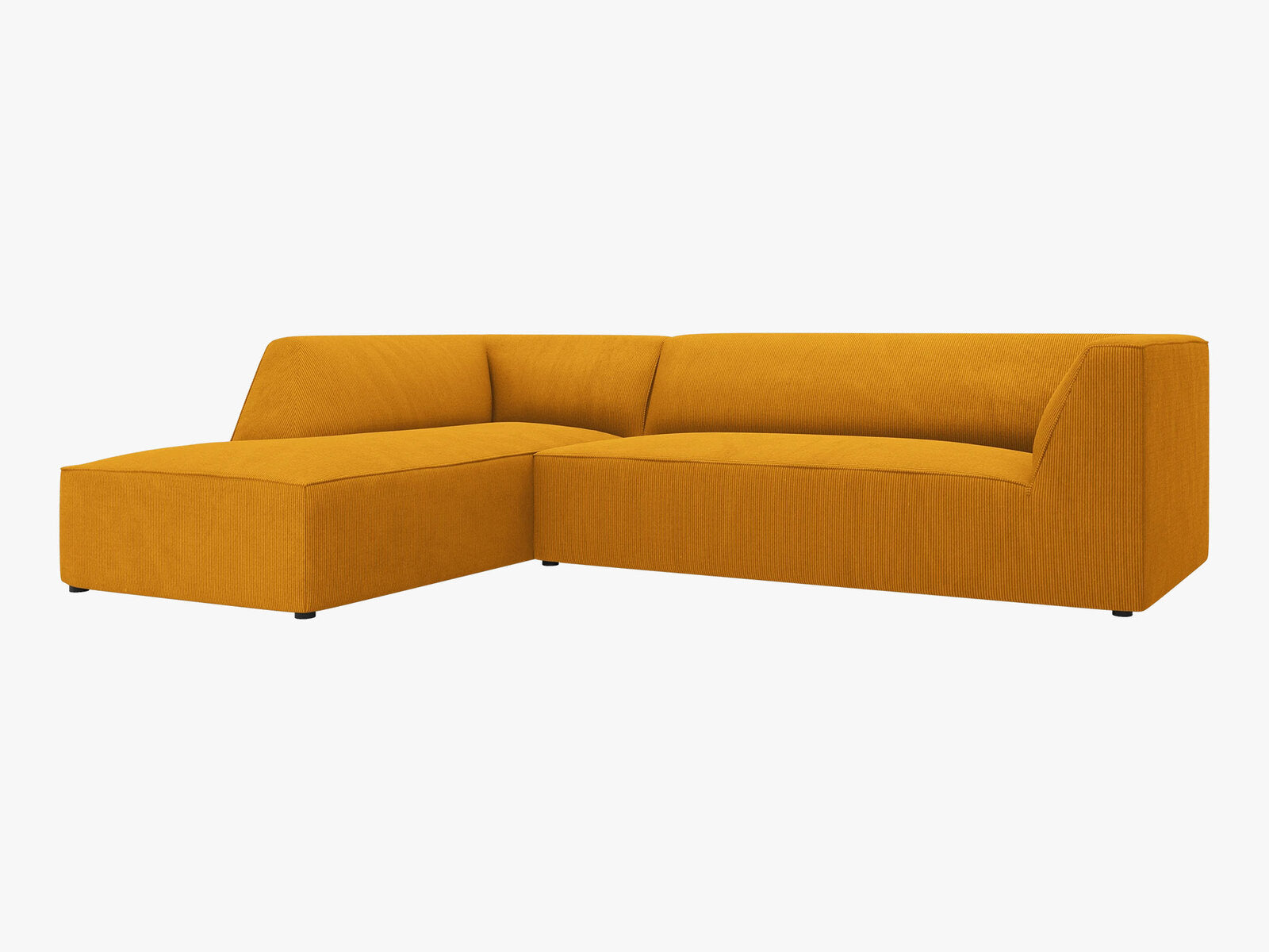 Micadoni 4-Sitzer Modular Sofa Ruby Links Kord Scala Gelb