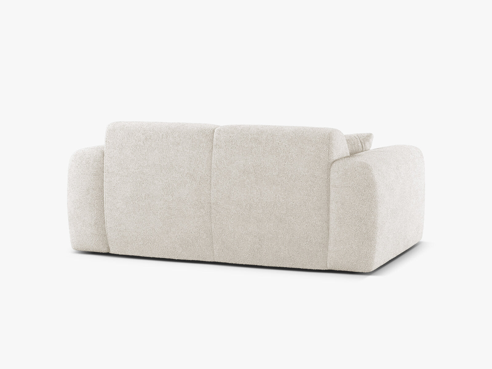 Micadoni Sofa Molino 2-Sitzer Boucle Baloo Weiß