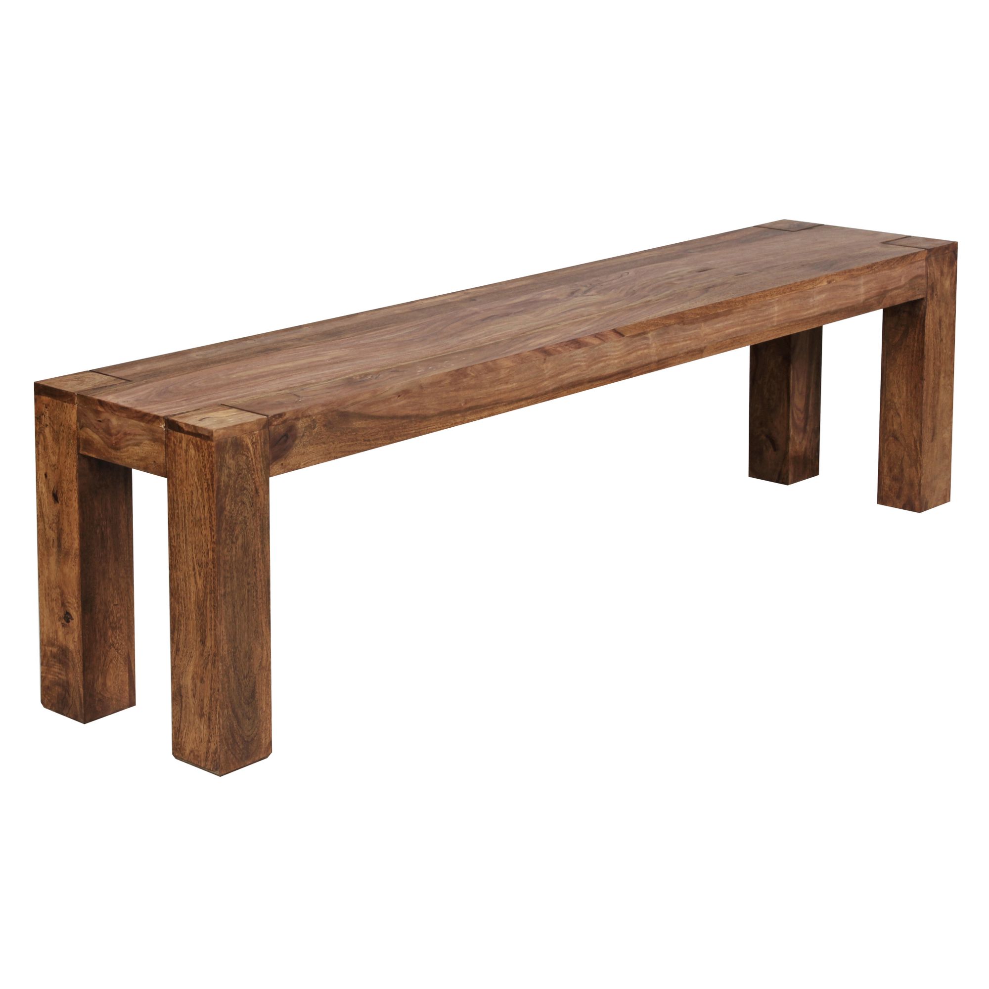 Sitzbank Aalvik Sheesham Massivholz 160 × 35 × 45 cm