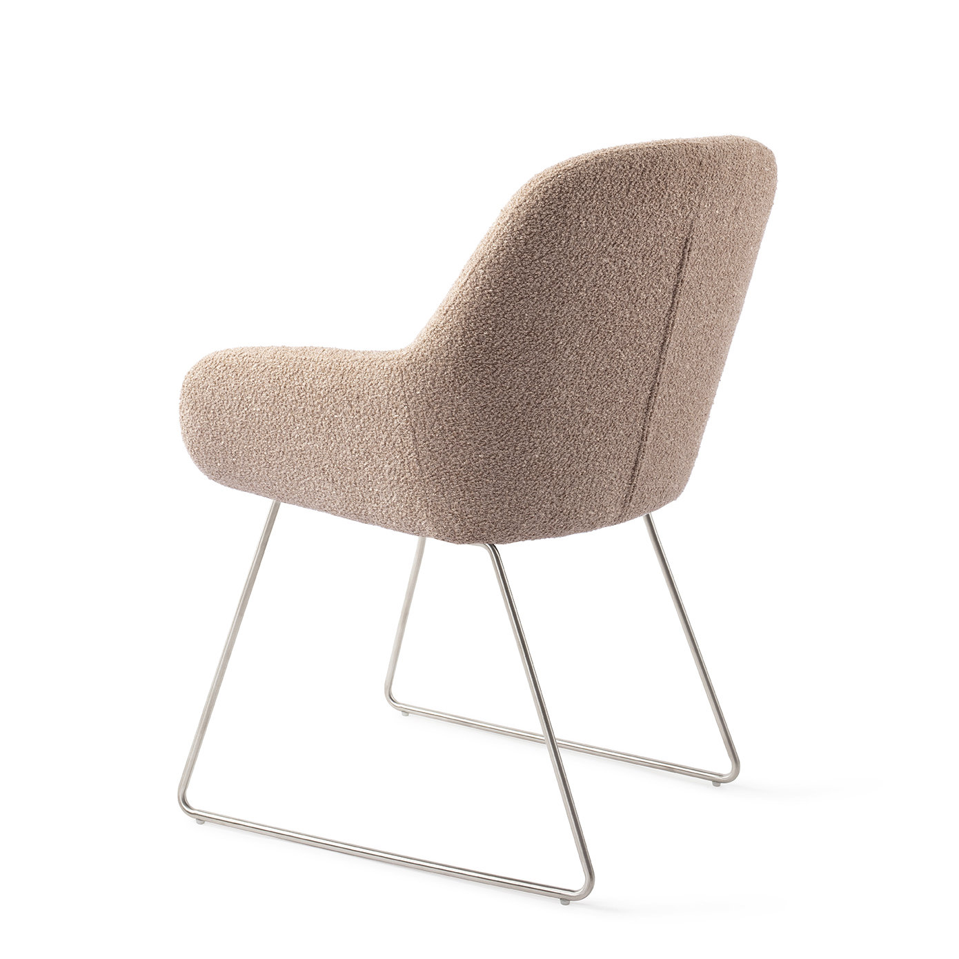 Jesper Home Esszimmerstuhl Kushi Flax Relax Slide Stahl