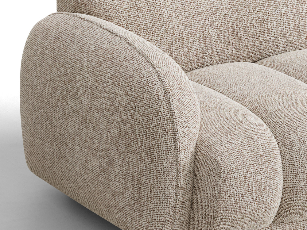 Cosmopolitan Design Sofa Bilbao 4-Sitzer Boucle Miles Beige