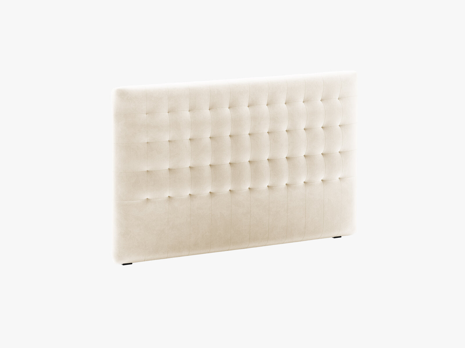 Micadoni Nova Samtiger Kopfteil 120 cm (H 95 cm) Samt Paris Beige 160x95