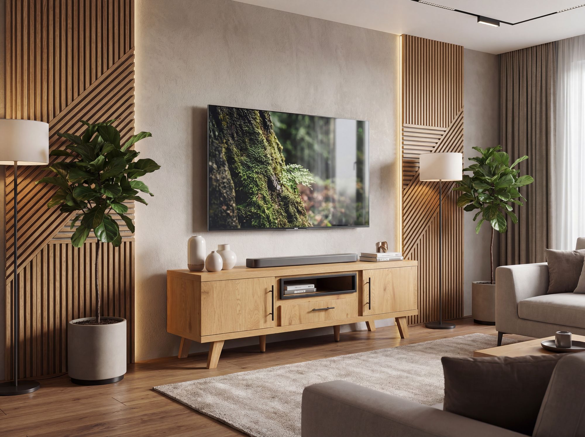 TV-Board Storslett Braun 150 × 40 × 52 cm
