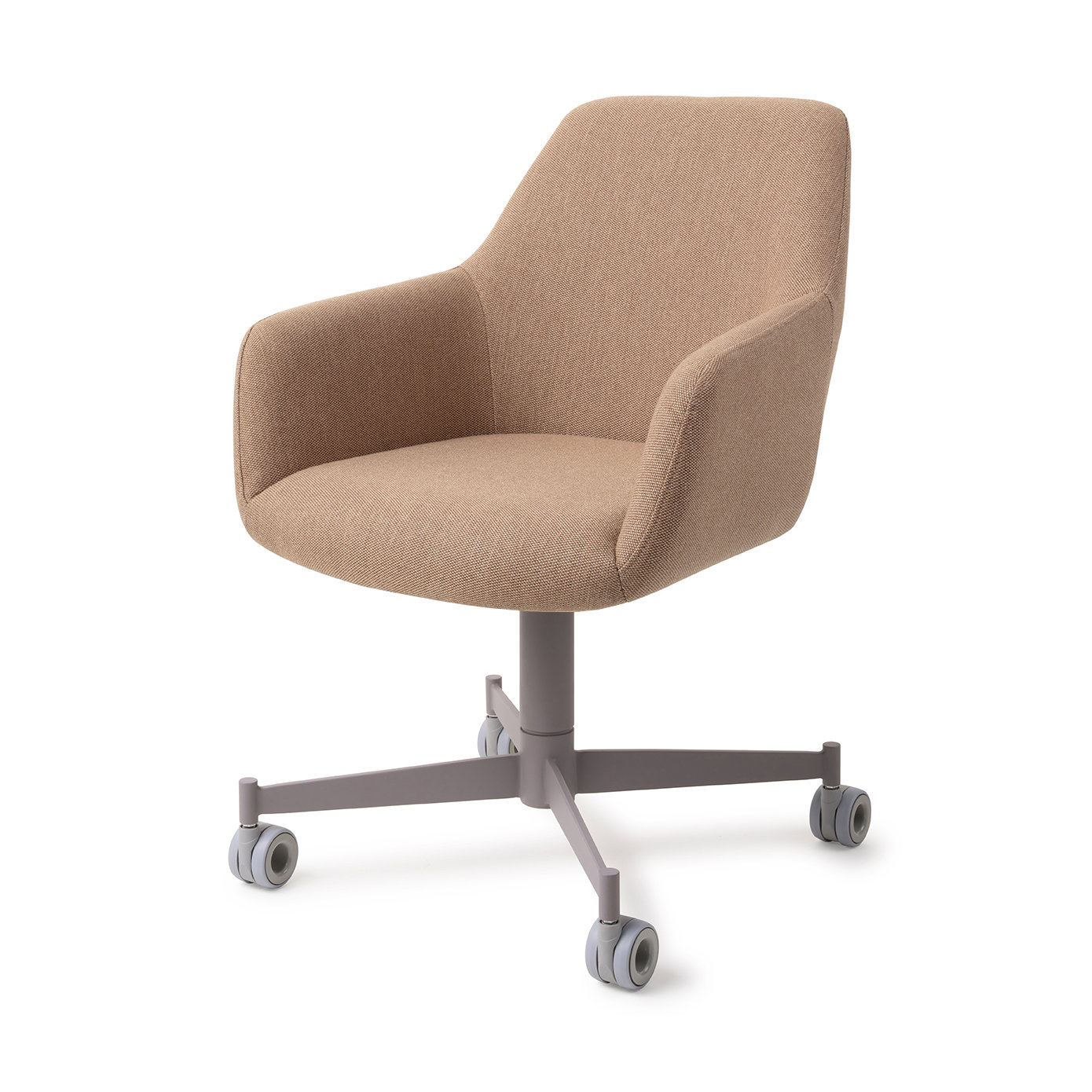 Jesper Home Esszimmerstuhl Hiroo Whisper Wheat Caster Grau