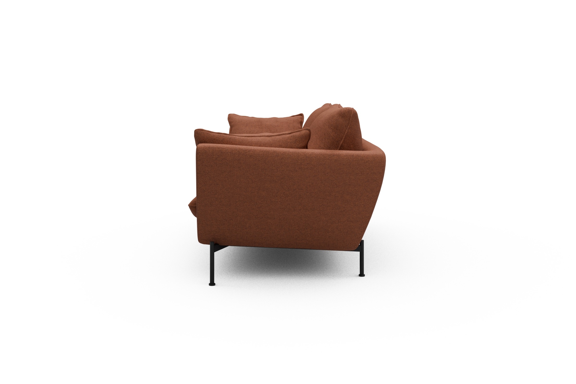 Sofa Anton 2-Sitzer Weda-Rust