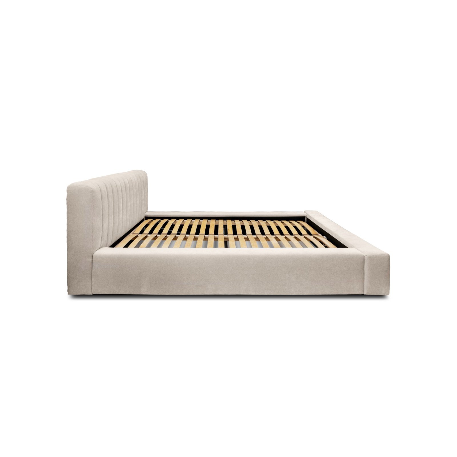 Polsterbett Carno Chenille 160x200 mit Metallrahmen Ditra-New 20