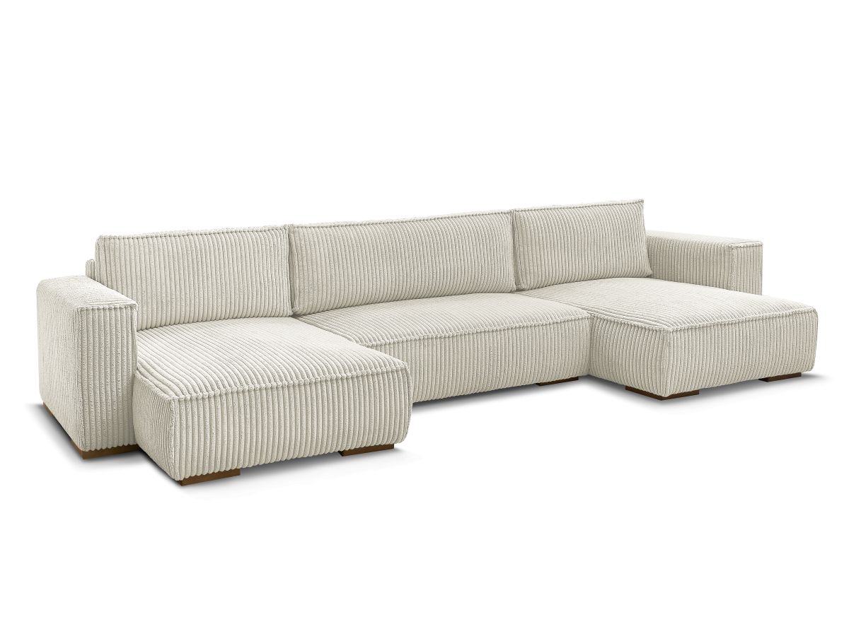 Bobochic Chelsea Wohnlandschaft Breitcord weich Beige