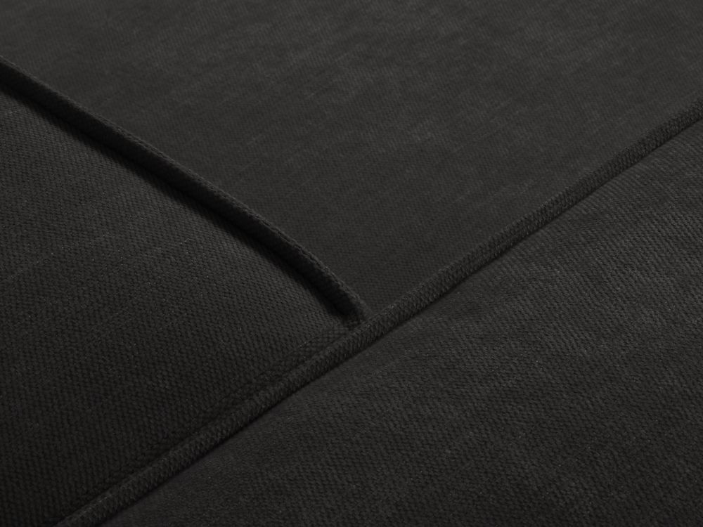 Cosmopolitan Design Ecksofa Turin 5-Sitzer Strukturierter Stoff Rosario Dunkelgrau Melange Links