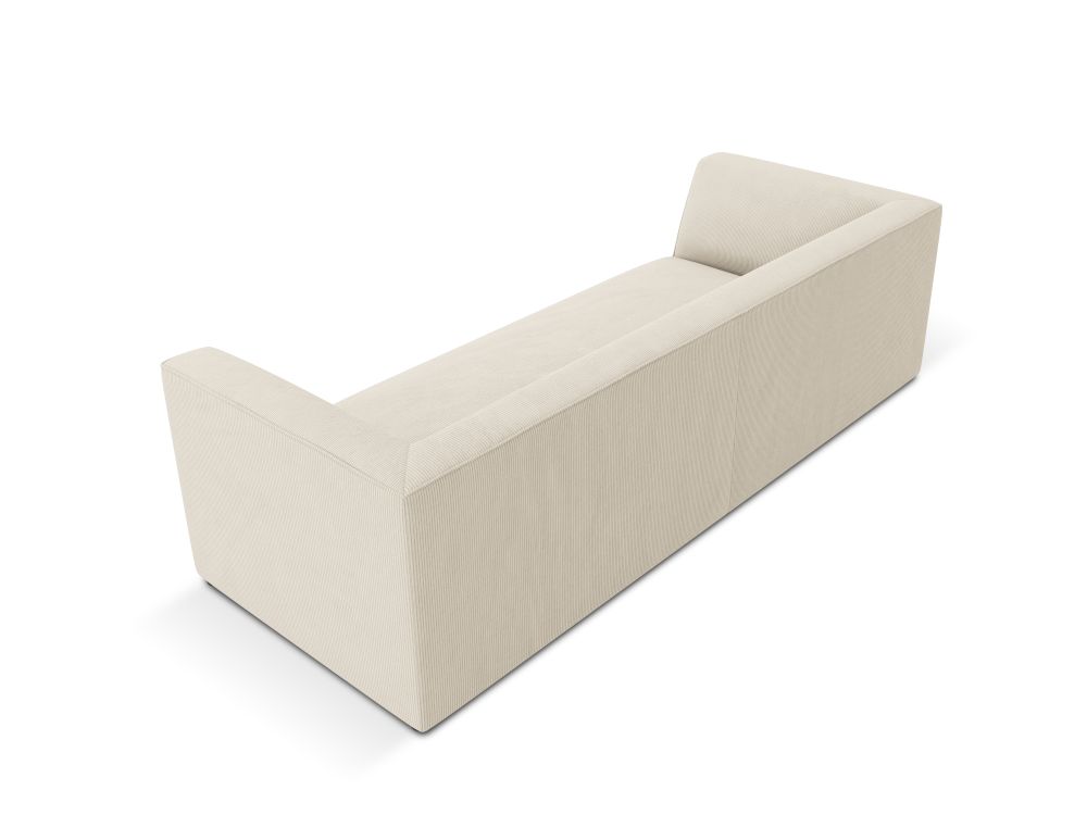 Cosmopolitan Design Sofa Siena 3-Sitzer Kord Scala Helles Beige