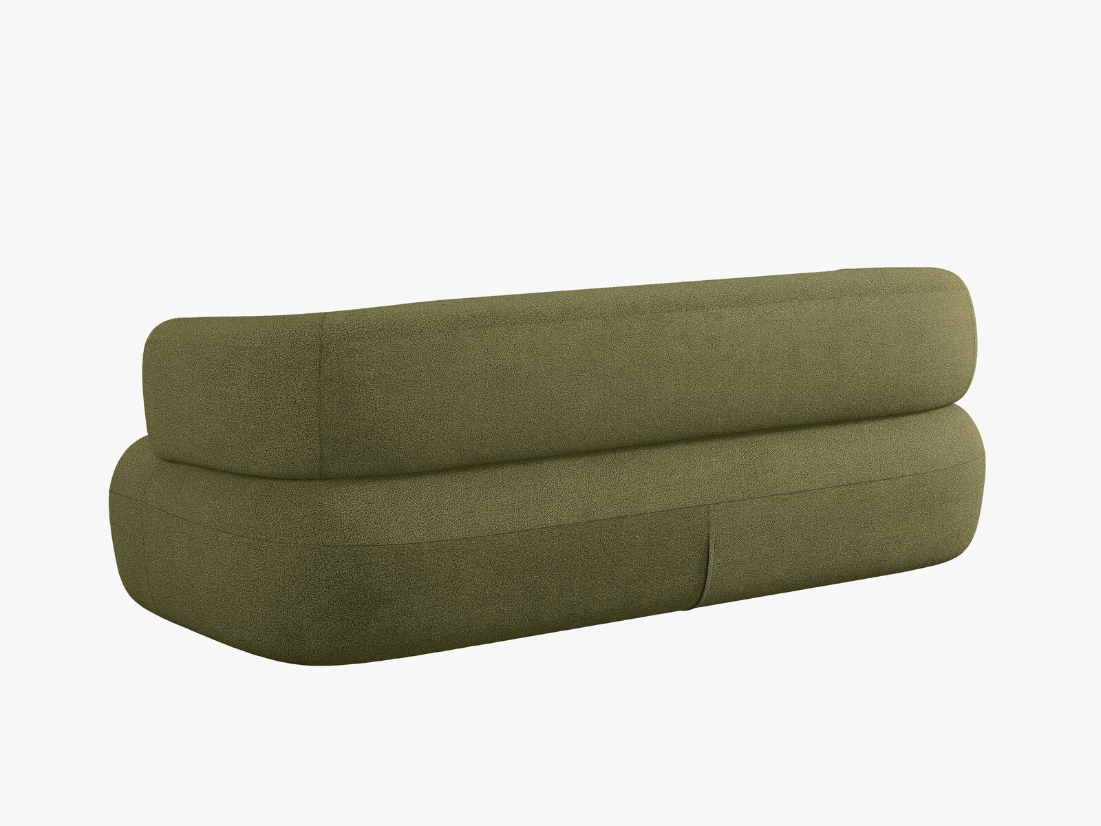 Micadoni Sofa Jenny 2-Sitzer Boucle Now or Never Grün