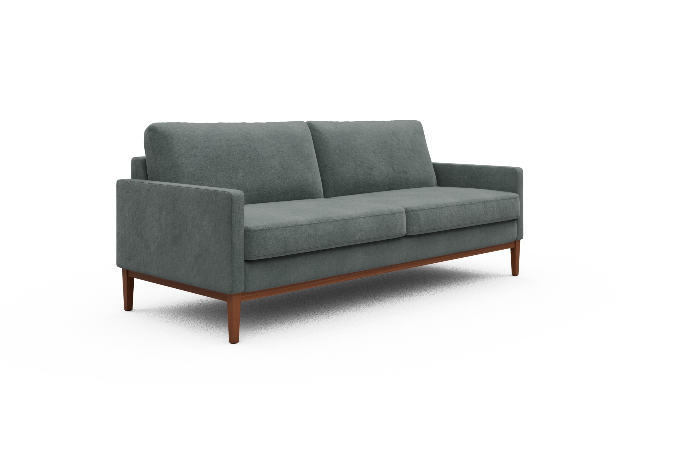 Sofa Bodo 3-Sitzer Smooth-Silver-Grey