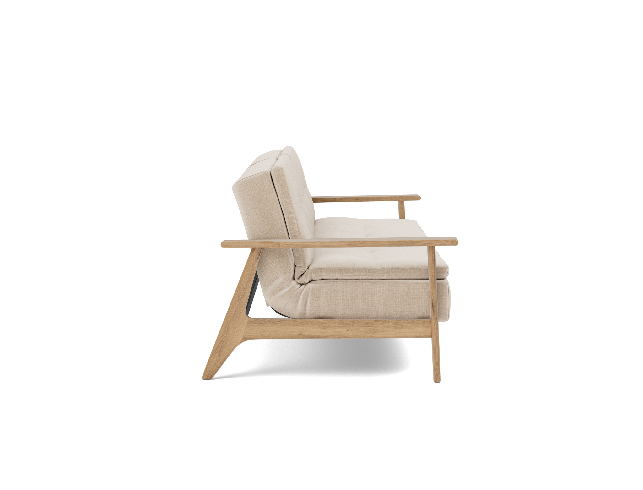 Schlafsofa Dublexo Frej Chenille Esina 410-Almond-Beige