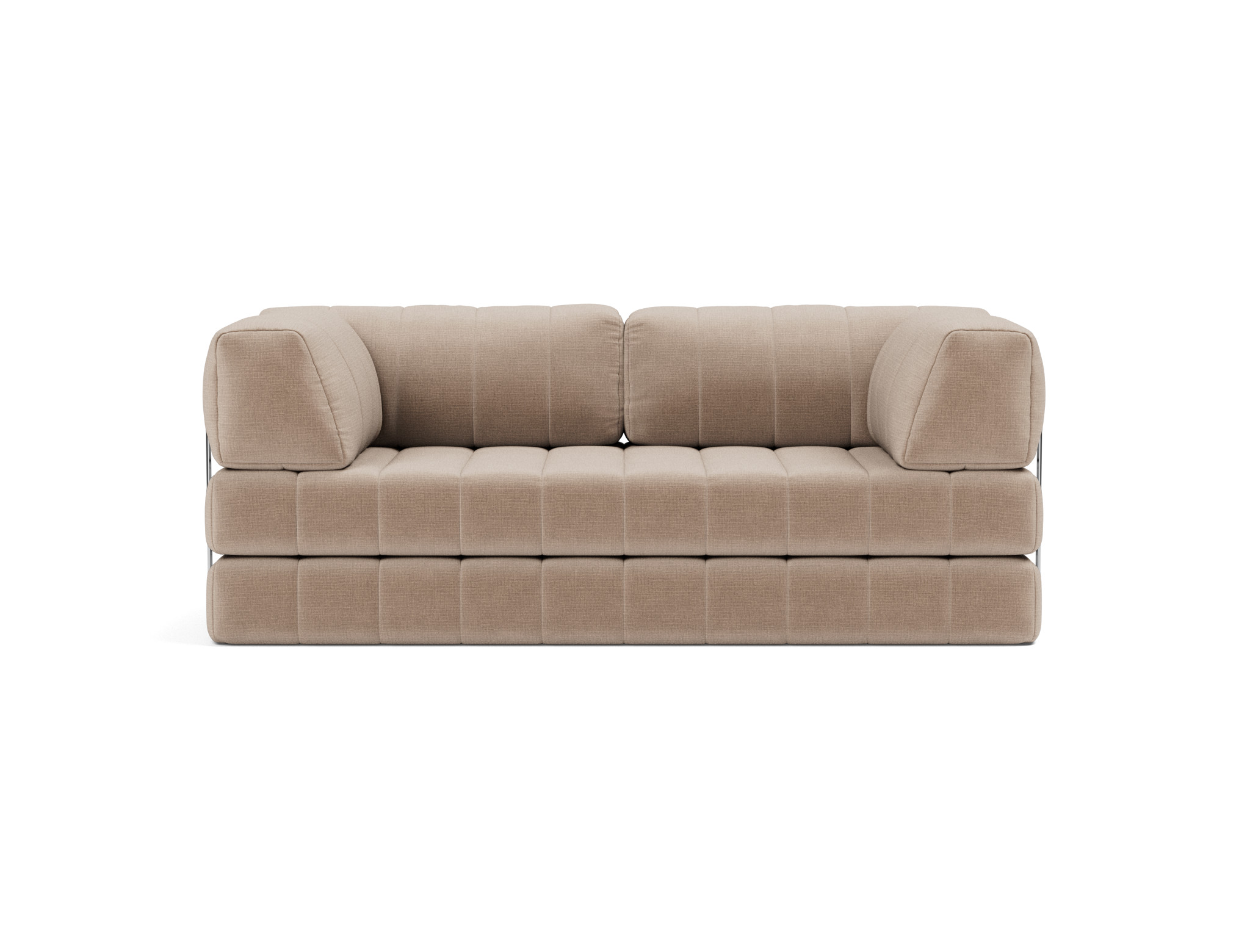 Schlafsofa CozyPad mit Armlehnen Chenille Esina 417-Mocha